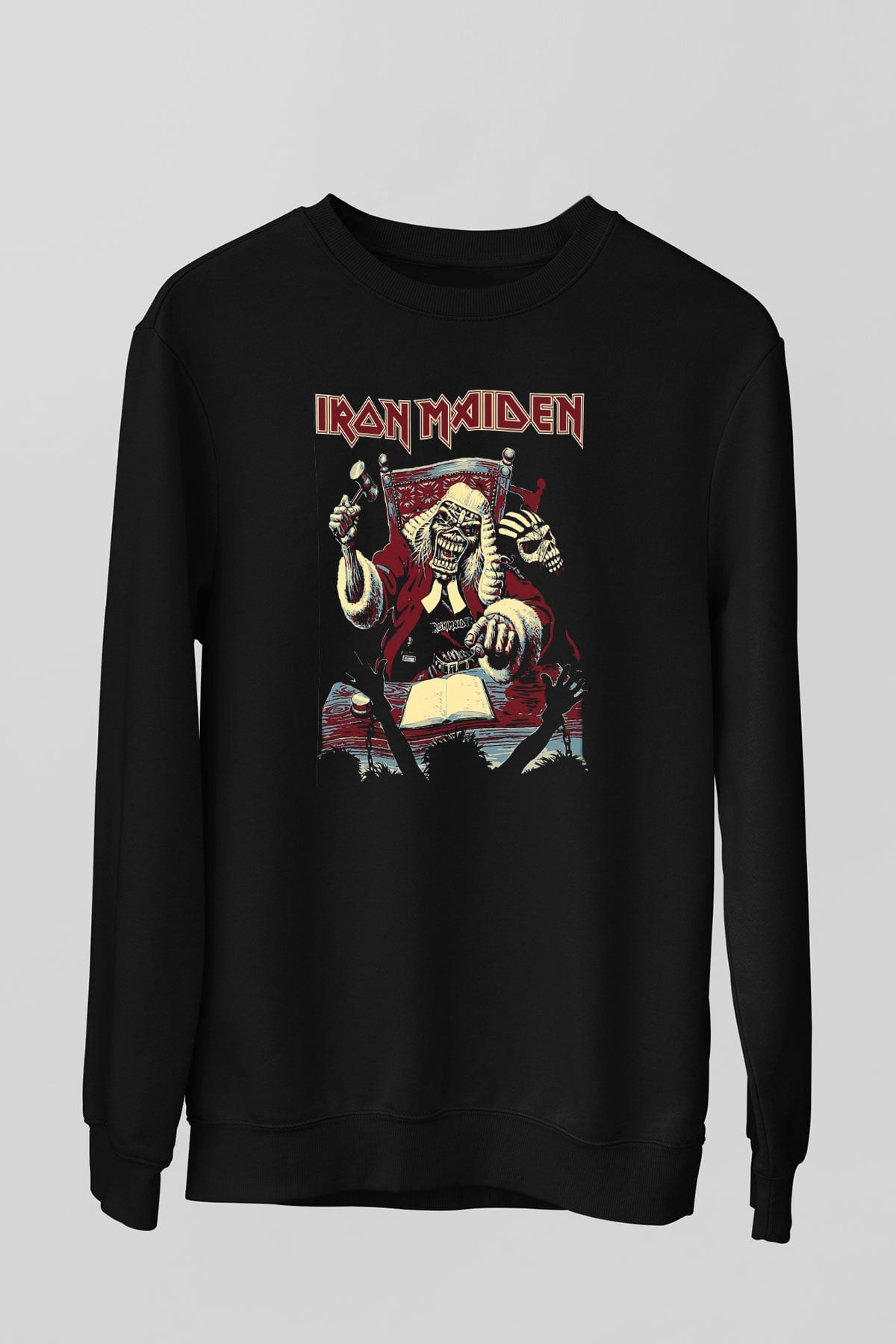 Iron Maiden Siyah Unisex Sweatshirt
