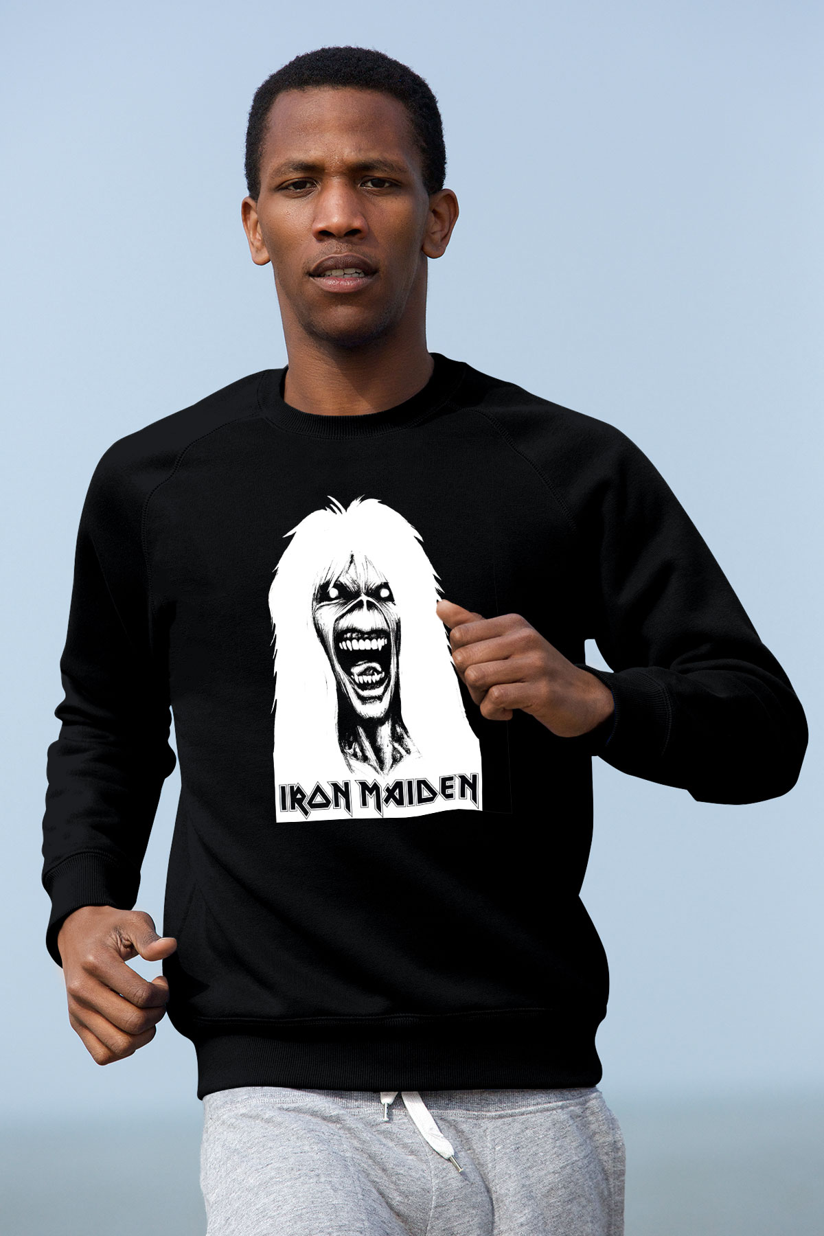 Iron Maiden Siyah Unisex Sweatshirt