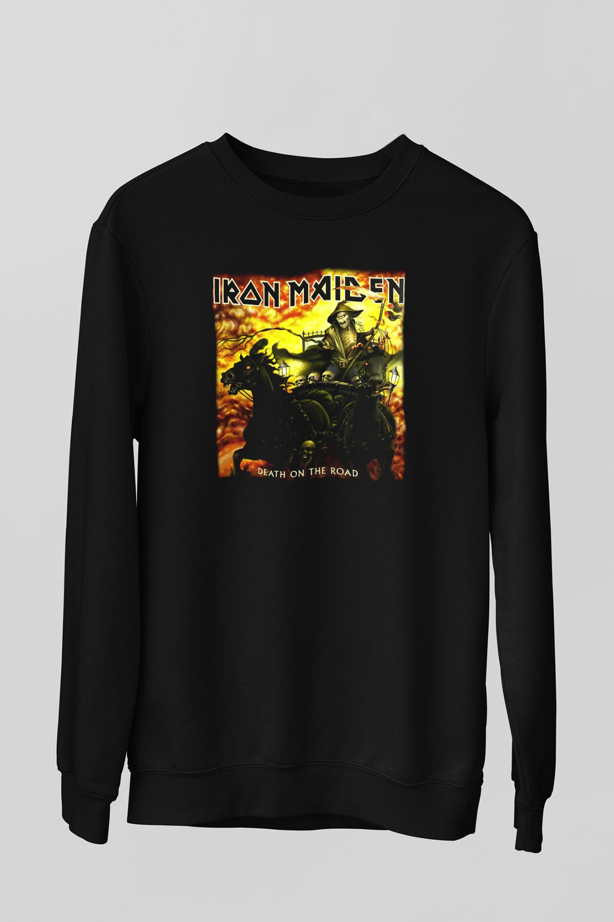 Iron Maiden Siyah Unisex Sweatshirt