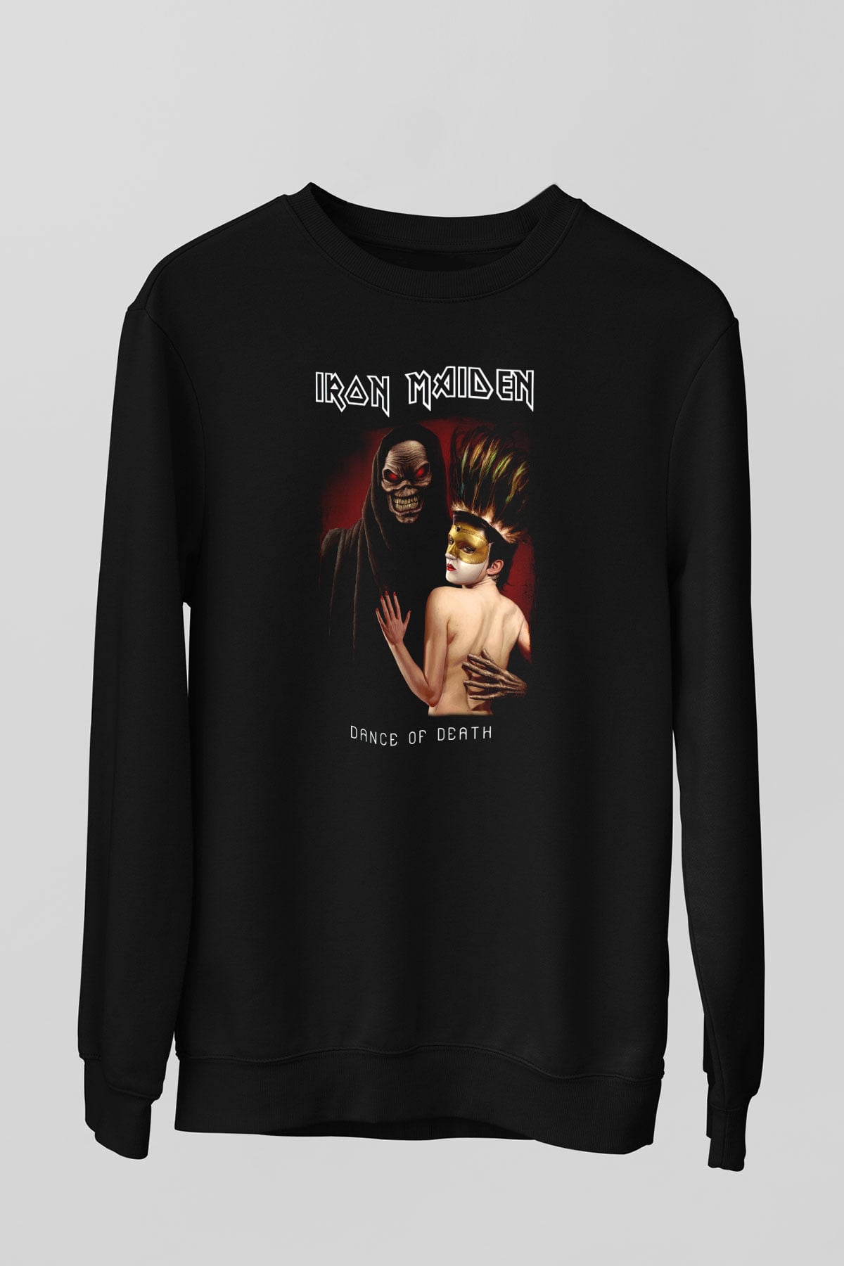Iron Maiden Siyah Unisex Sweatshirt