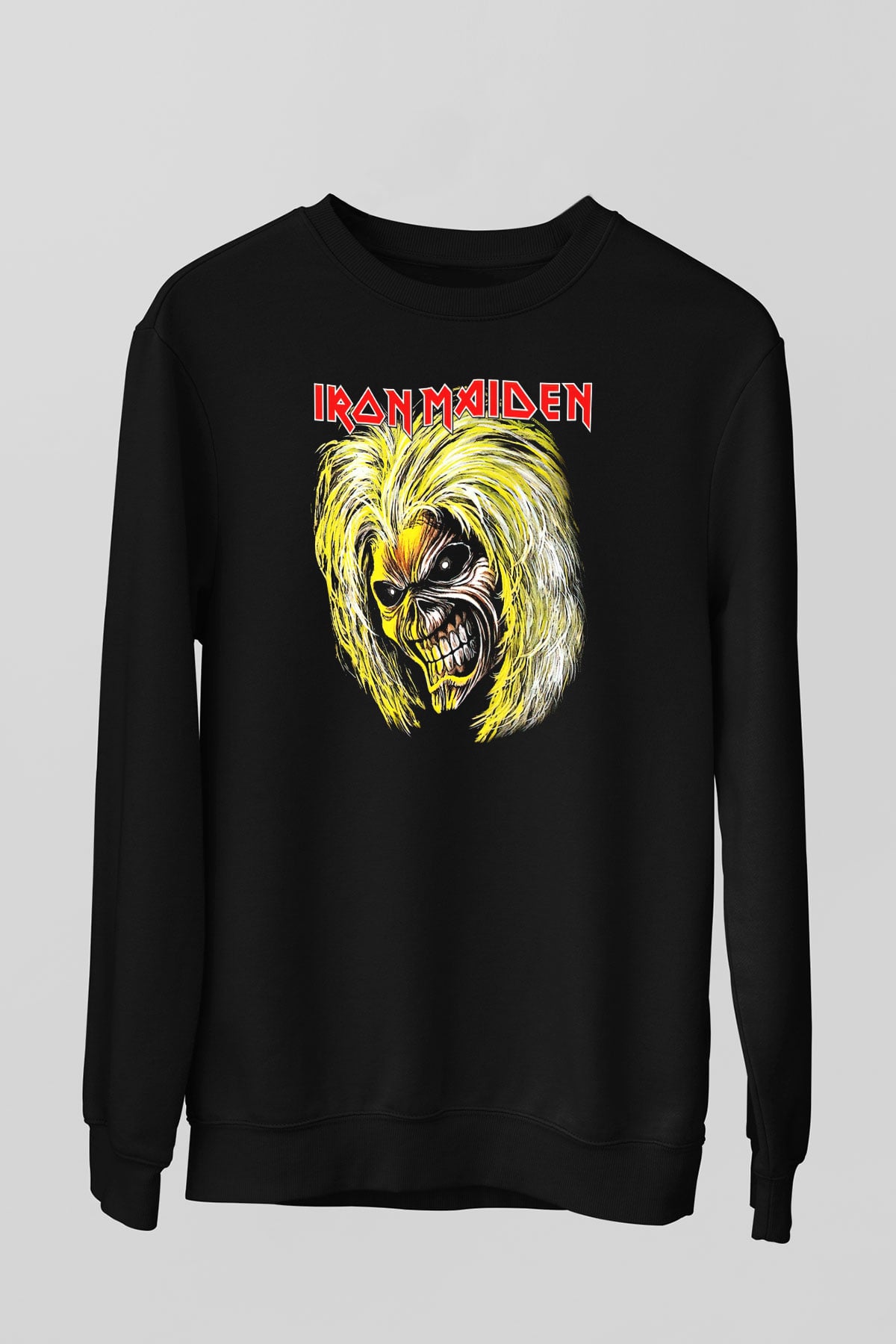 Iron Maiden Siyah Unisex Sweatshirt