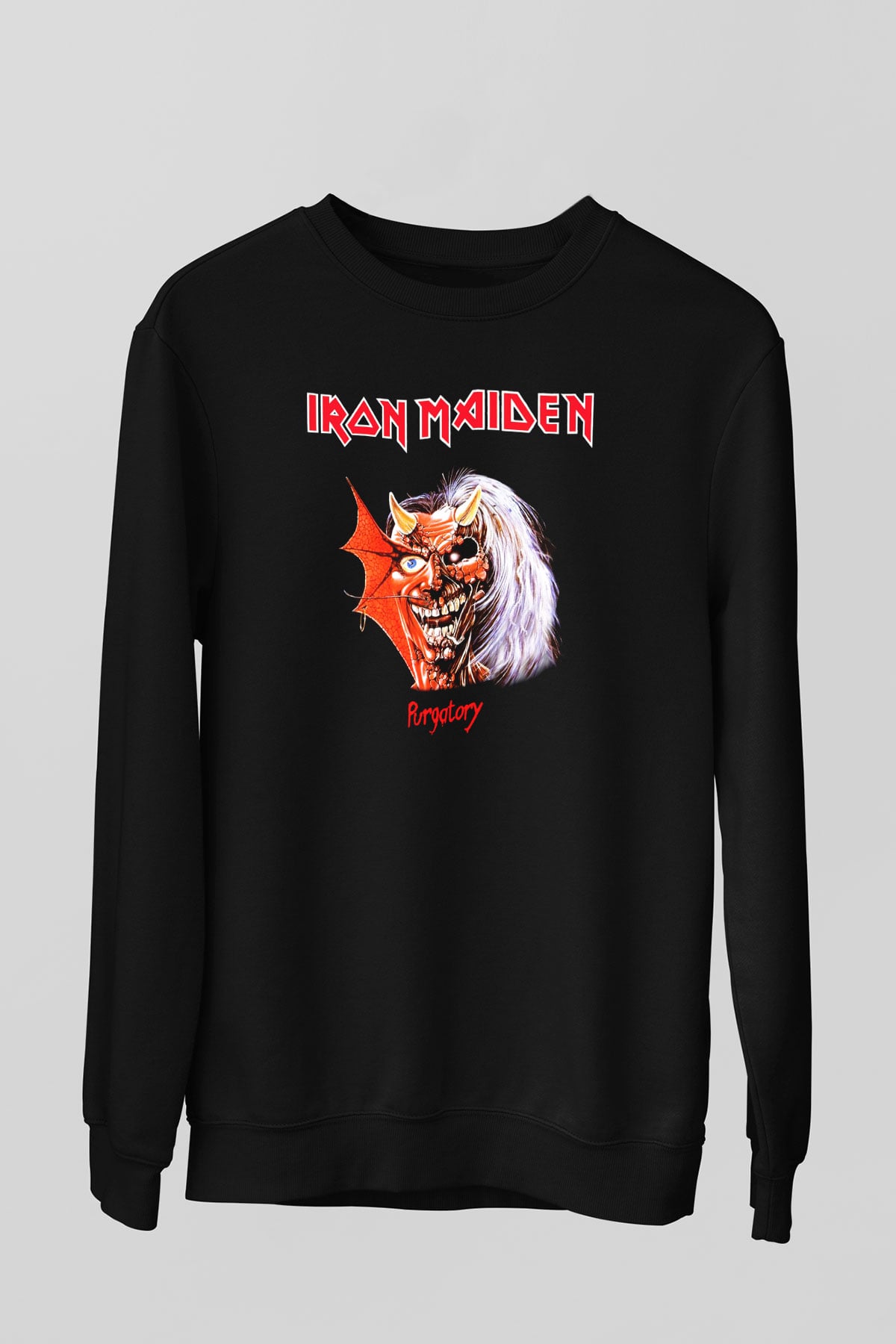 Iron Maiden Siyah Unisex Sweatshirt