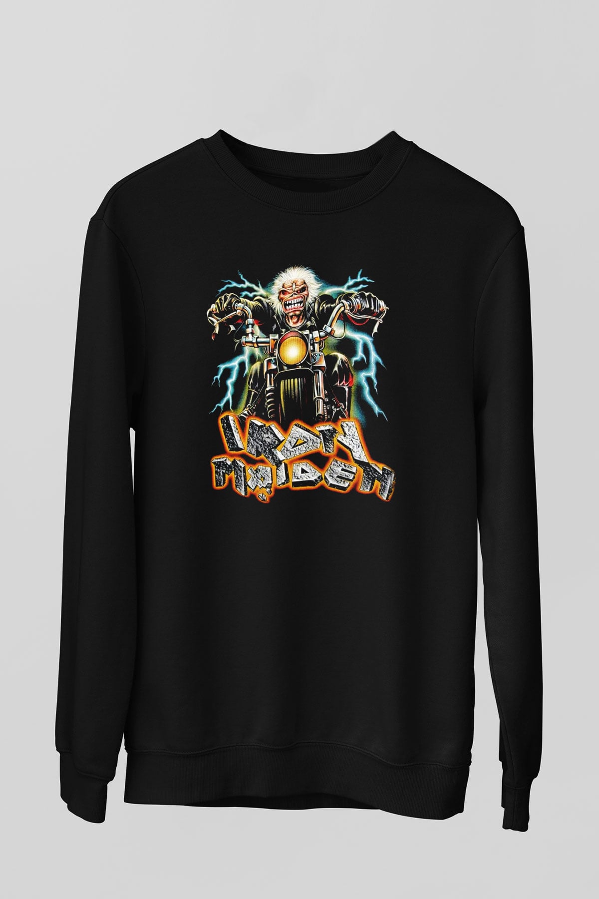 Iron Maiden Siyah Unisex Sweatshirt