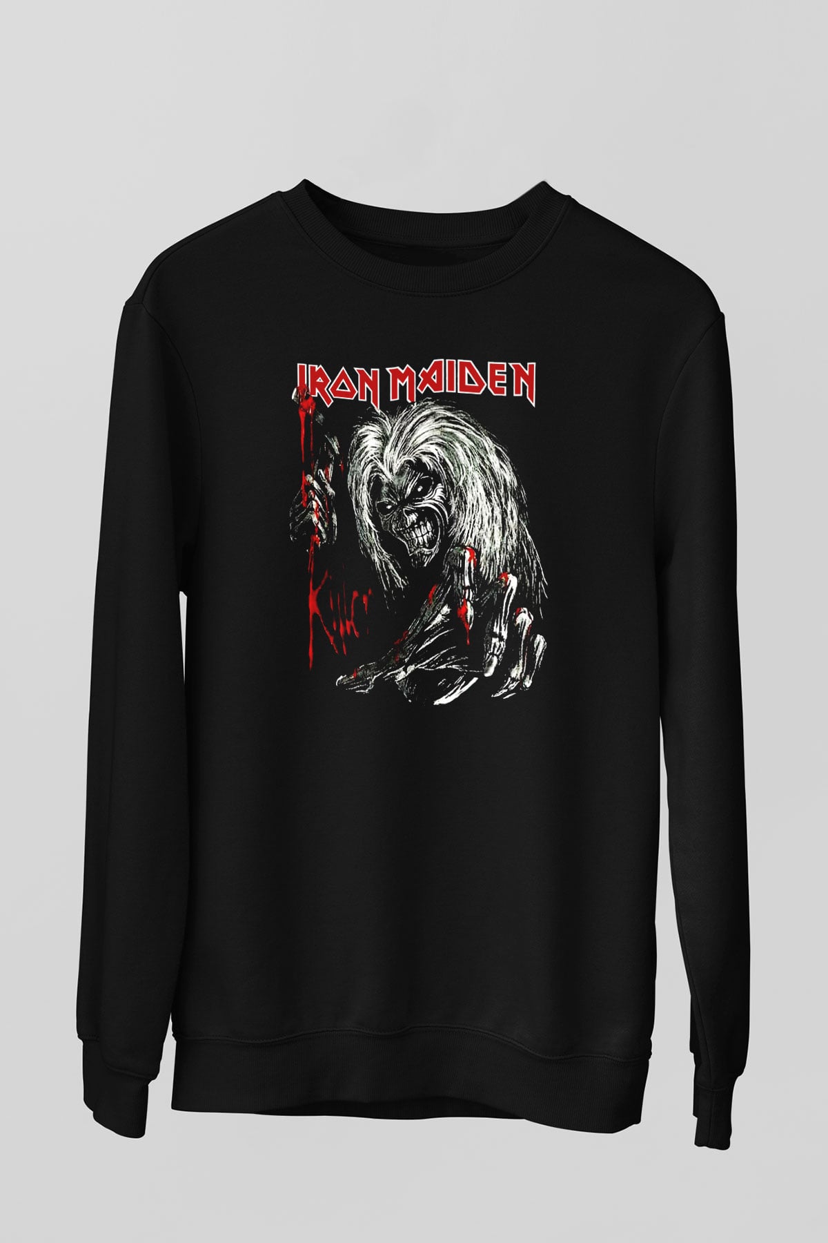 Iron Maiden Siyah Unisex Sweatshirt