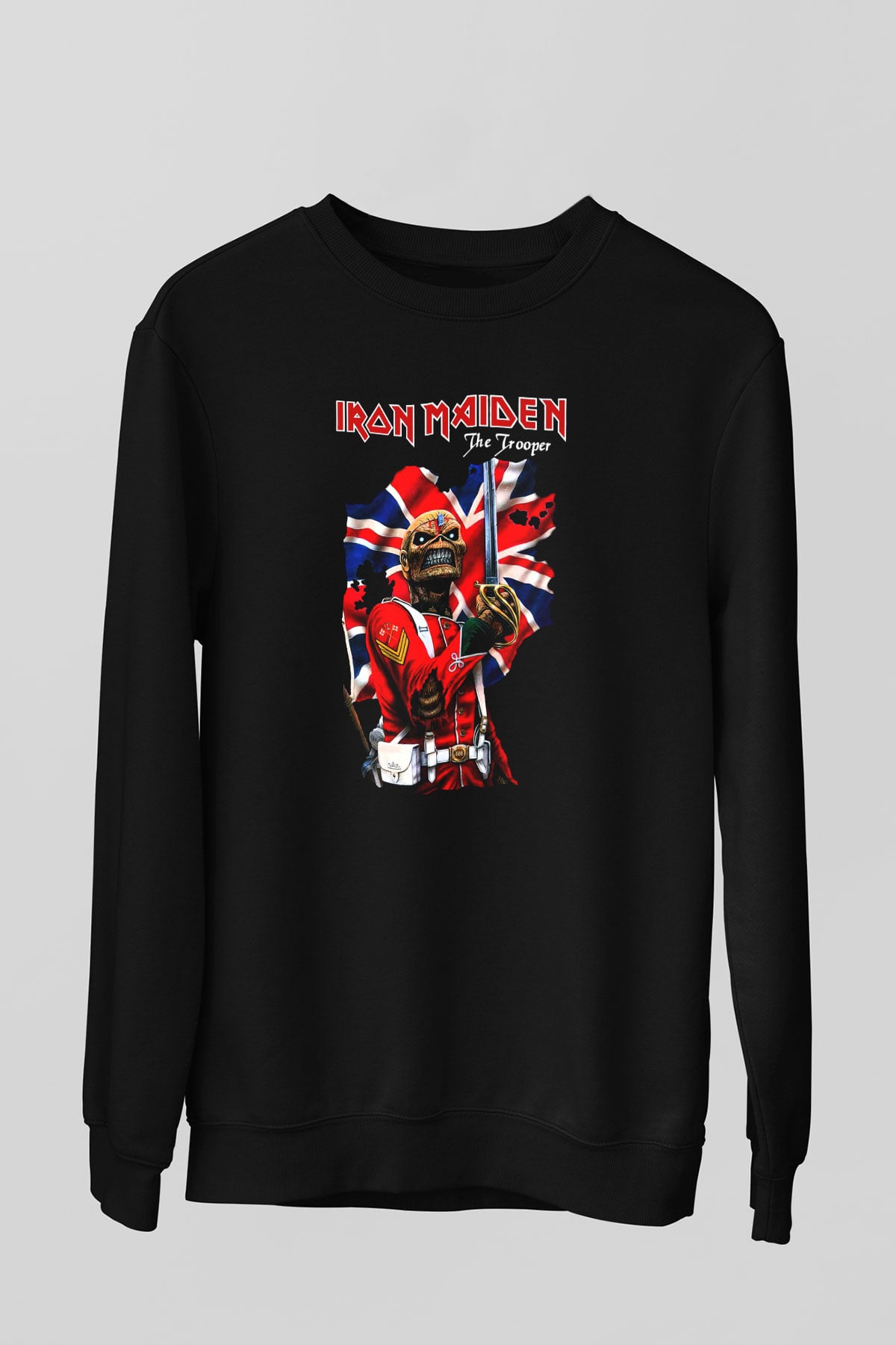 Iron Maiden Siyah Unisex Sweatshirt
