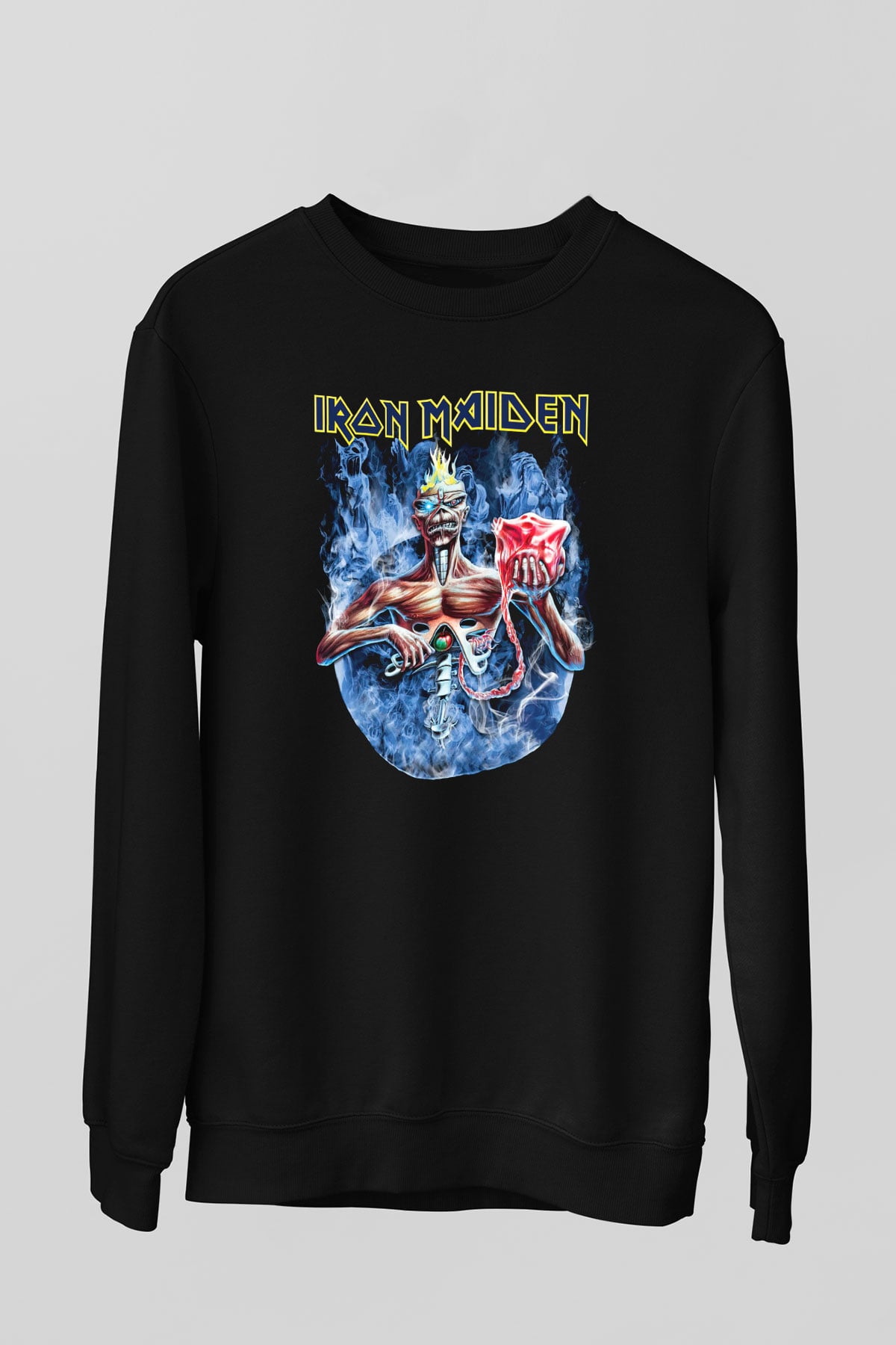 Iron Maiden Siyah Unisex Sweatshirt
