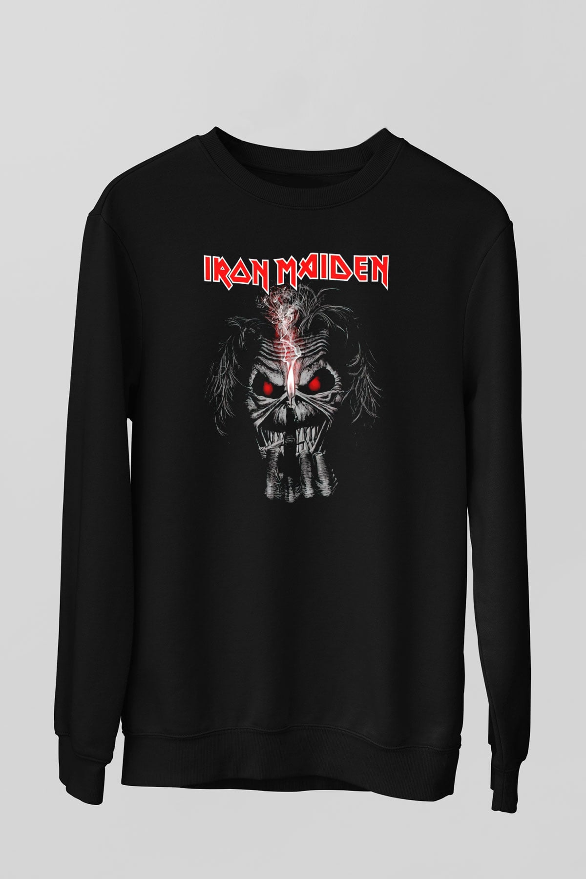 Iron Maiden Siyah Unisex Sweatshirt