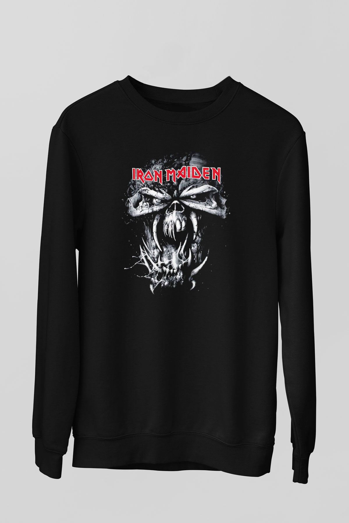 Iron Maiden Siyah Unisex Sweatshirt