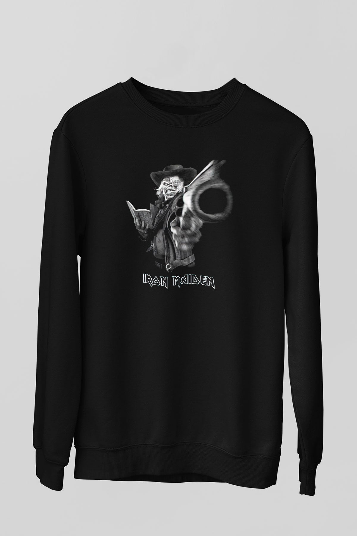 Iron Maiden Siyah Unisex Sweatshirt