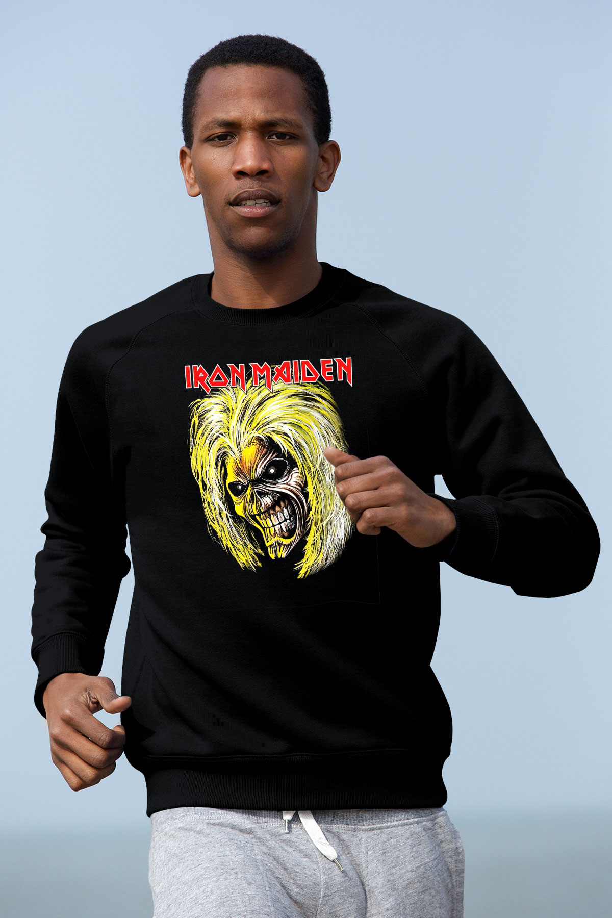 Iron Maiden Siyah Unisex Sweatshirt