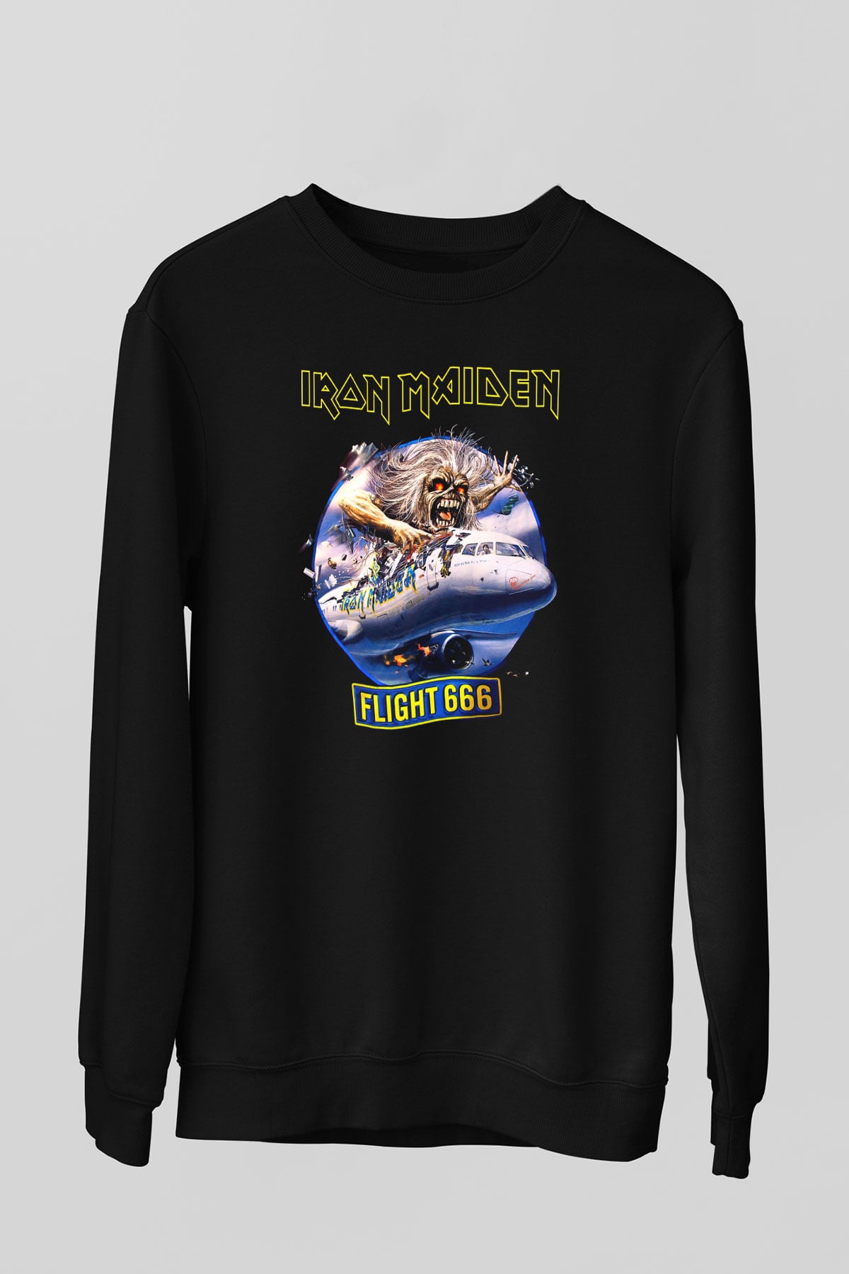 Iron Maiden Siyah Unisex Sweatshirt