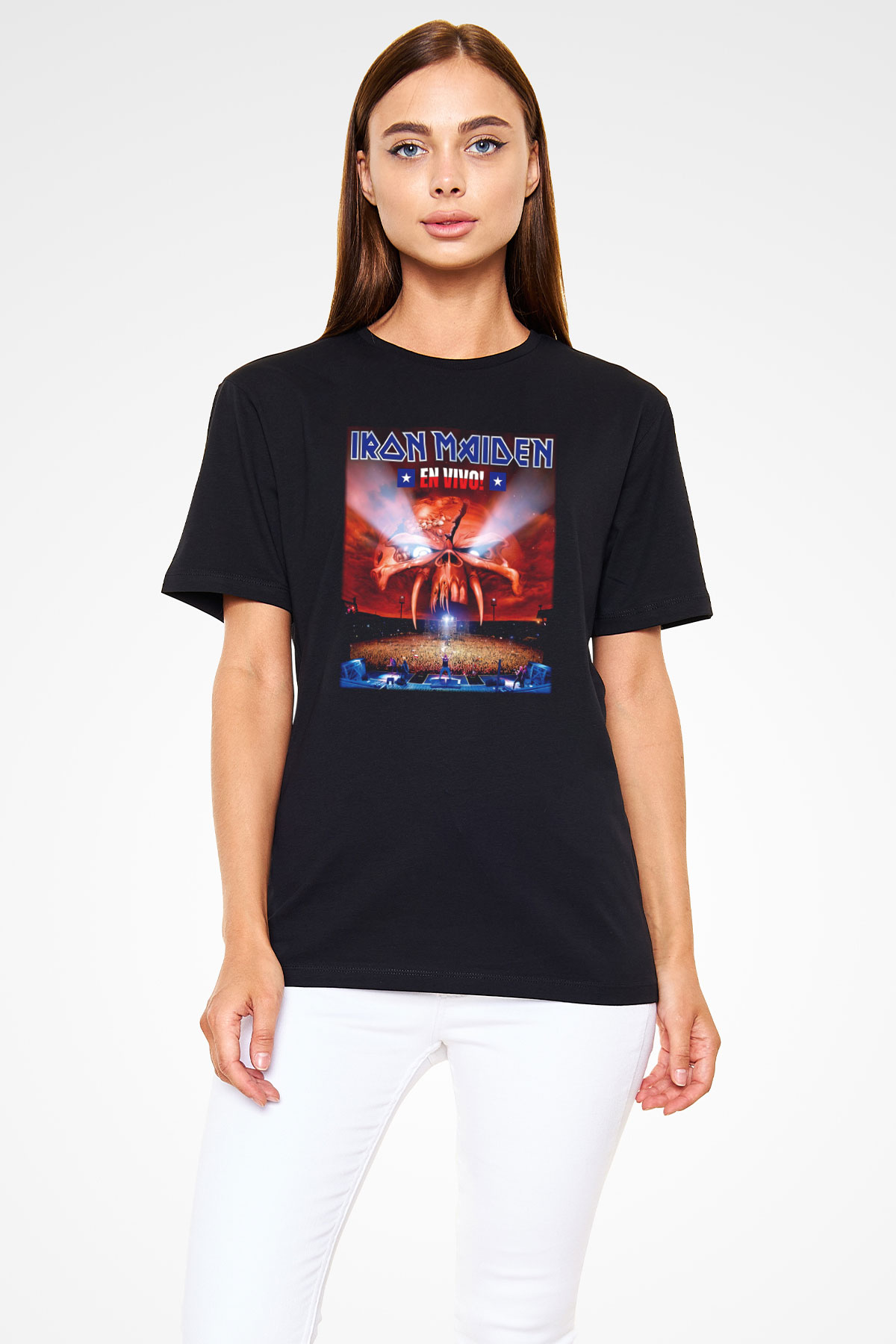 Iron Maiden Siyah Unisex Tişört T-Shirt - TişörtFabrikası