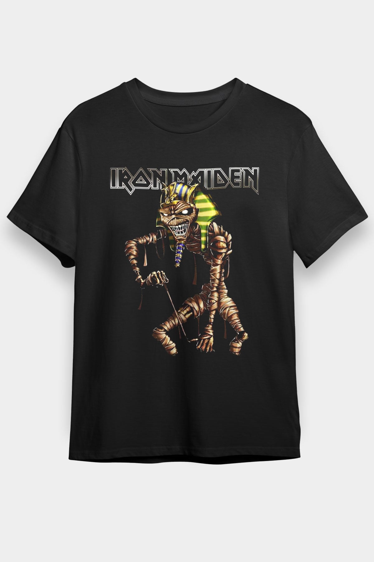 Iron Maiden Siyah Unisex Tişört T-Shirt - TişörtFabrikası
