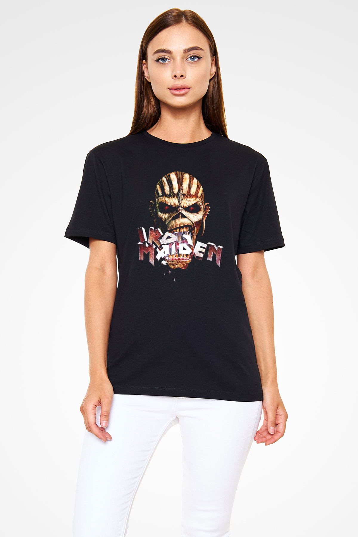Iron Maiden Siyah Unisex Tişört T-Shirt - TişörtFabrikası