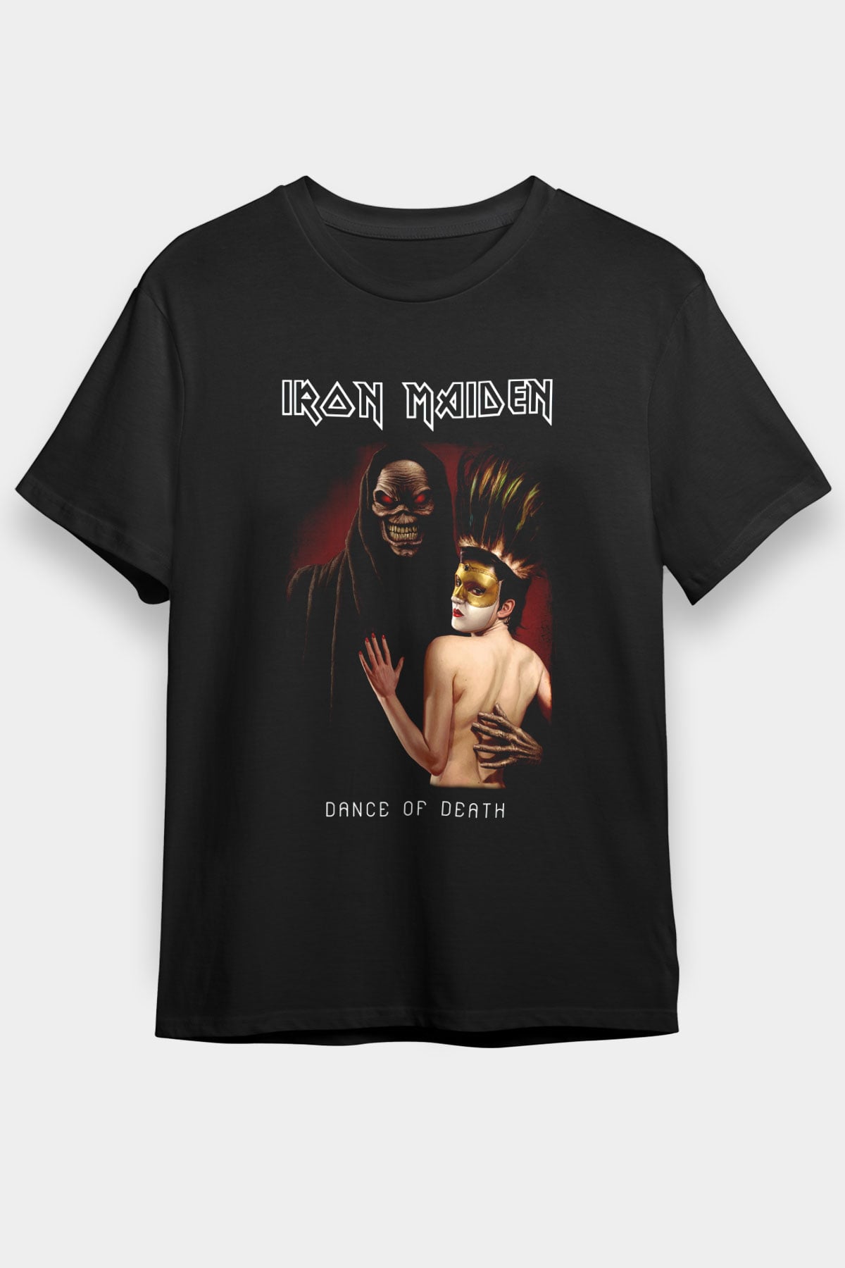 Iron Maiden Siyah Unisex Tişört T-Shirt - TişörtFabrikası