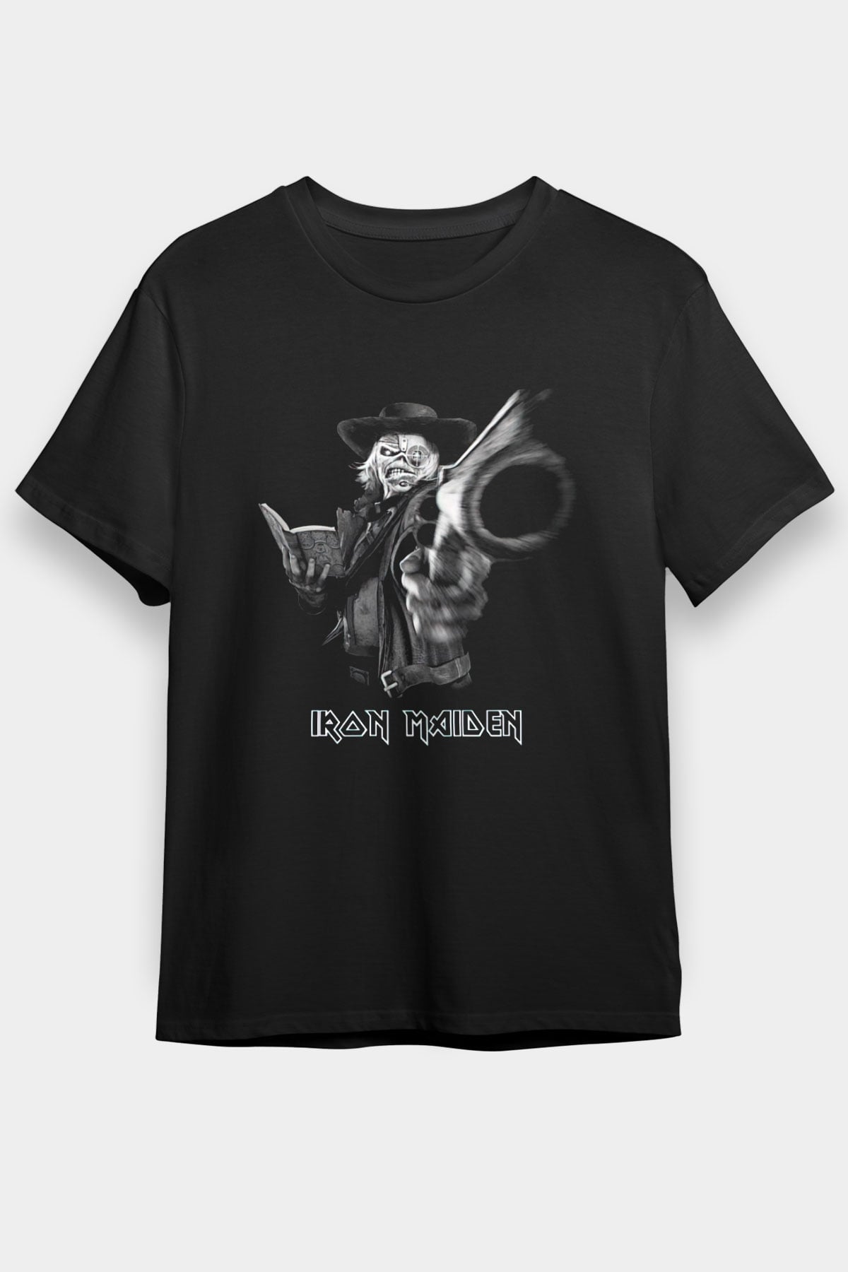 Iron Maiden Siyah Unisex Tişört T-Shirt - TişörtFabrikası