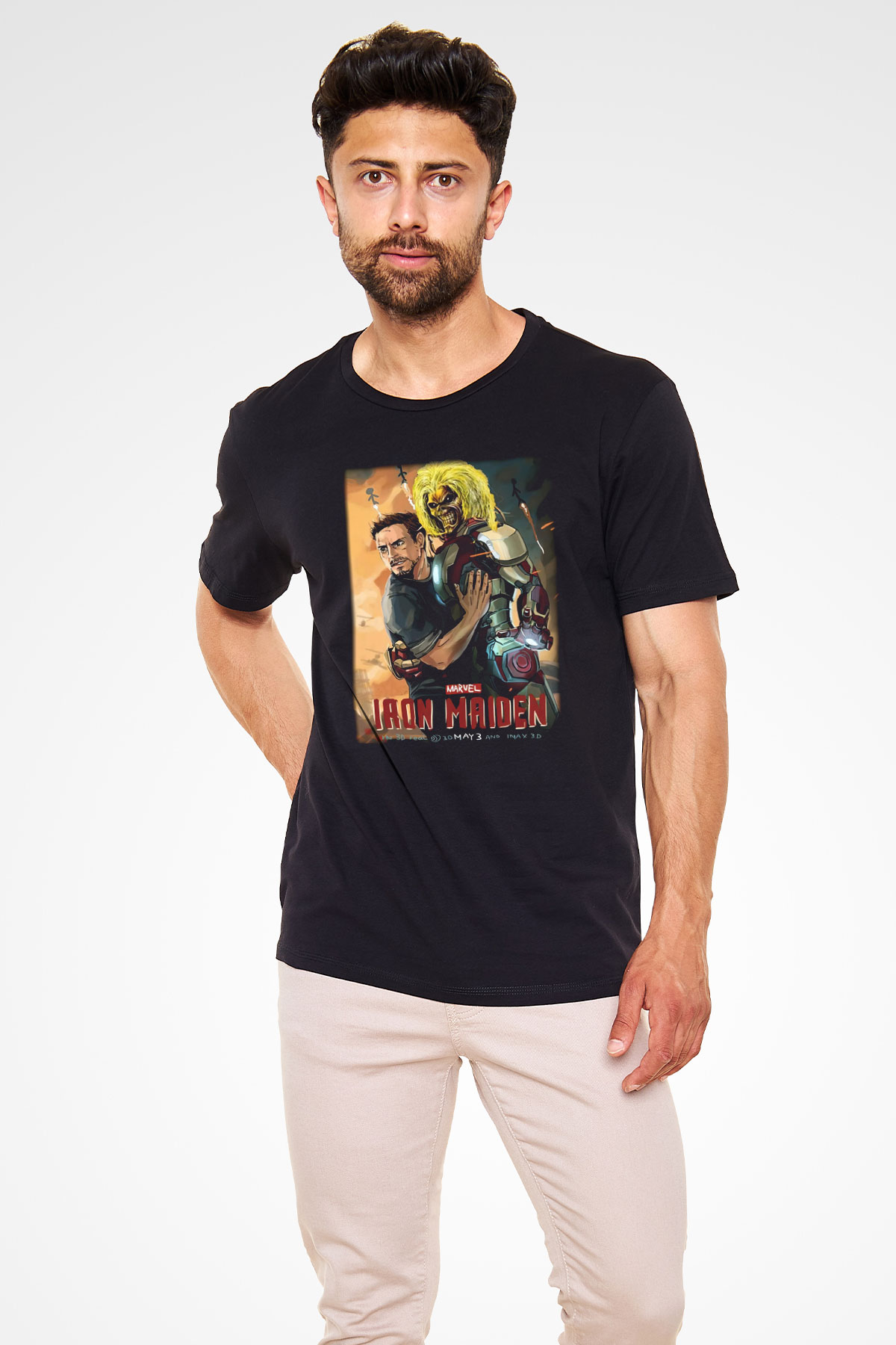 Iron Maiden Siyah Unisex Tişört T-Shirt - TişörtFabrikası