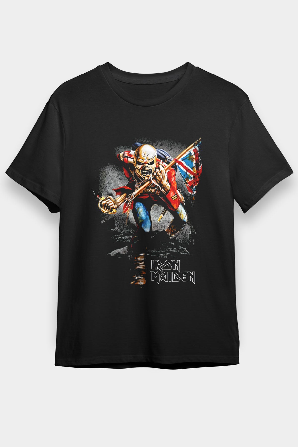 Iron Maiden Siyah Unisex Tişört T-Shirt - TişörtFabrikası