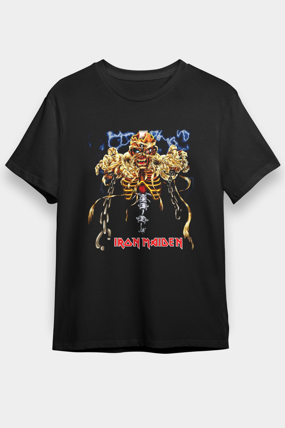 Iron Maiden Siyah Unisex Tişört T-Shirt - TişörtFabrikası