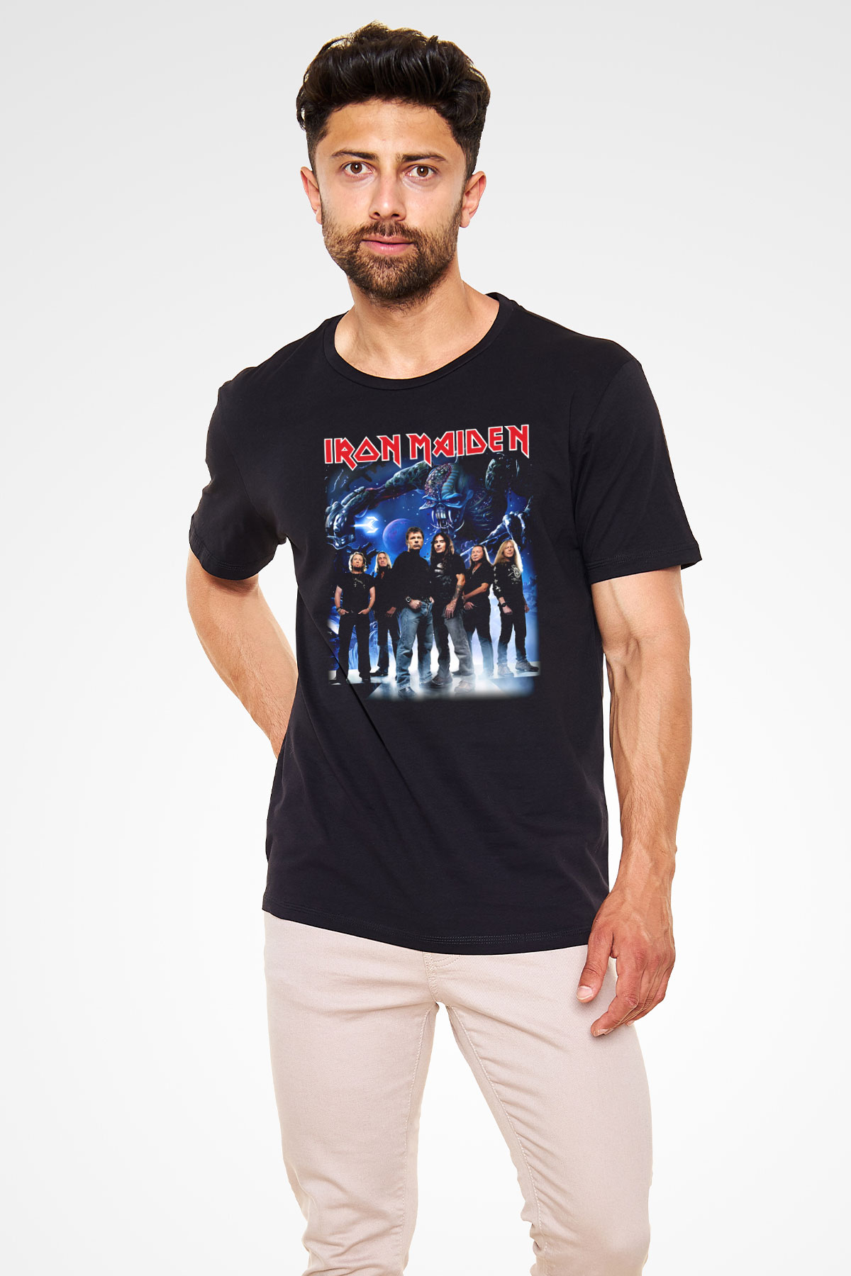 Iron Maiden Siyah Unisex Tişört T-Shirt - TişörtFabrikası