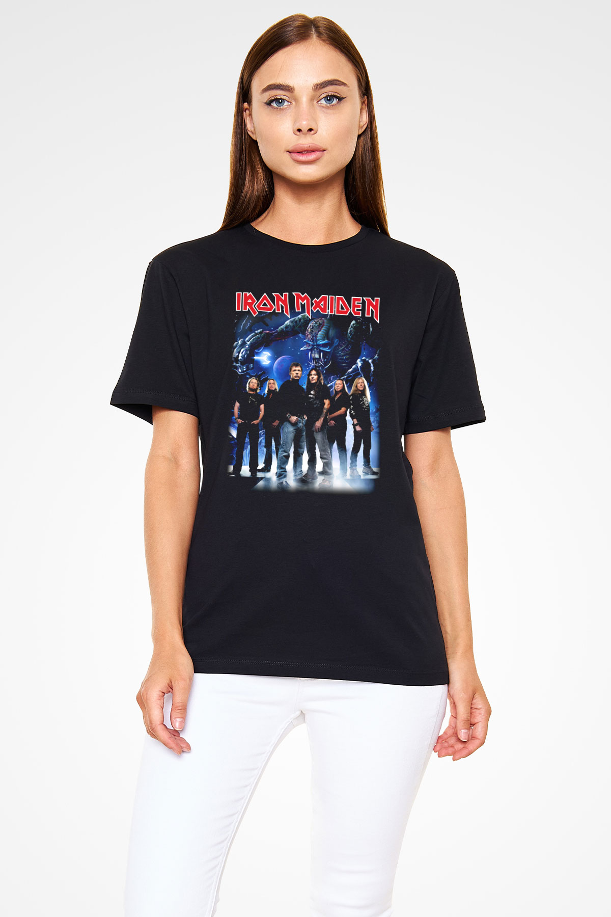 Iron Maiden Siyah Unisex Tişört T-Shirt - TişörtFabrikası