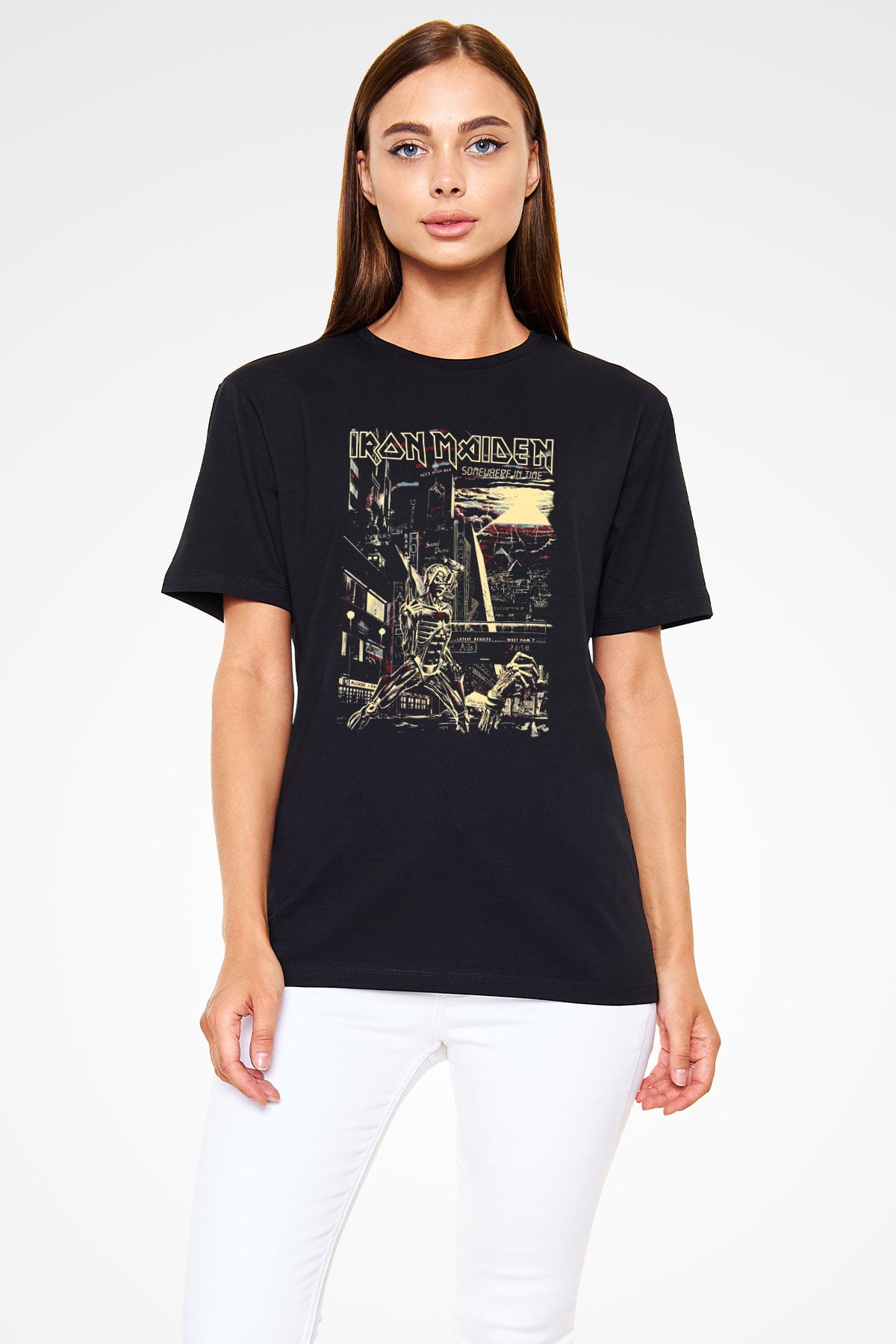 Iron Maiden Siyah Unisex Tişört T-Shirt - TişörtFabrikası