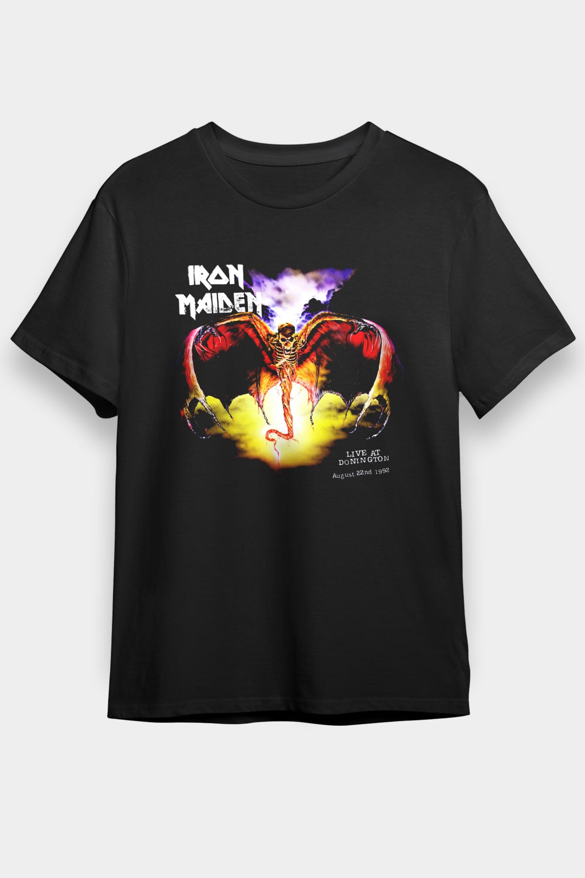 Iron Maiden Siyah Unisex Tişört T-Shirt - TişörtFabrikası
