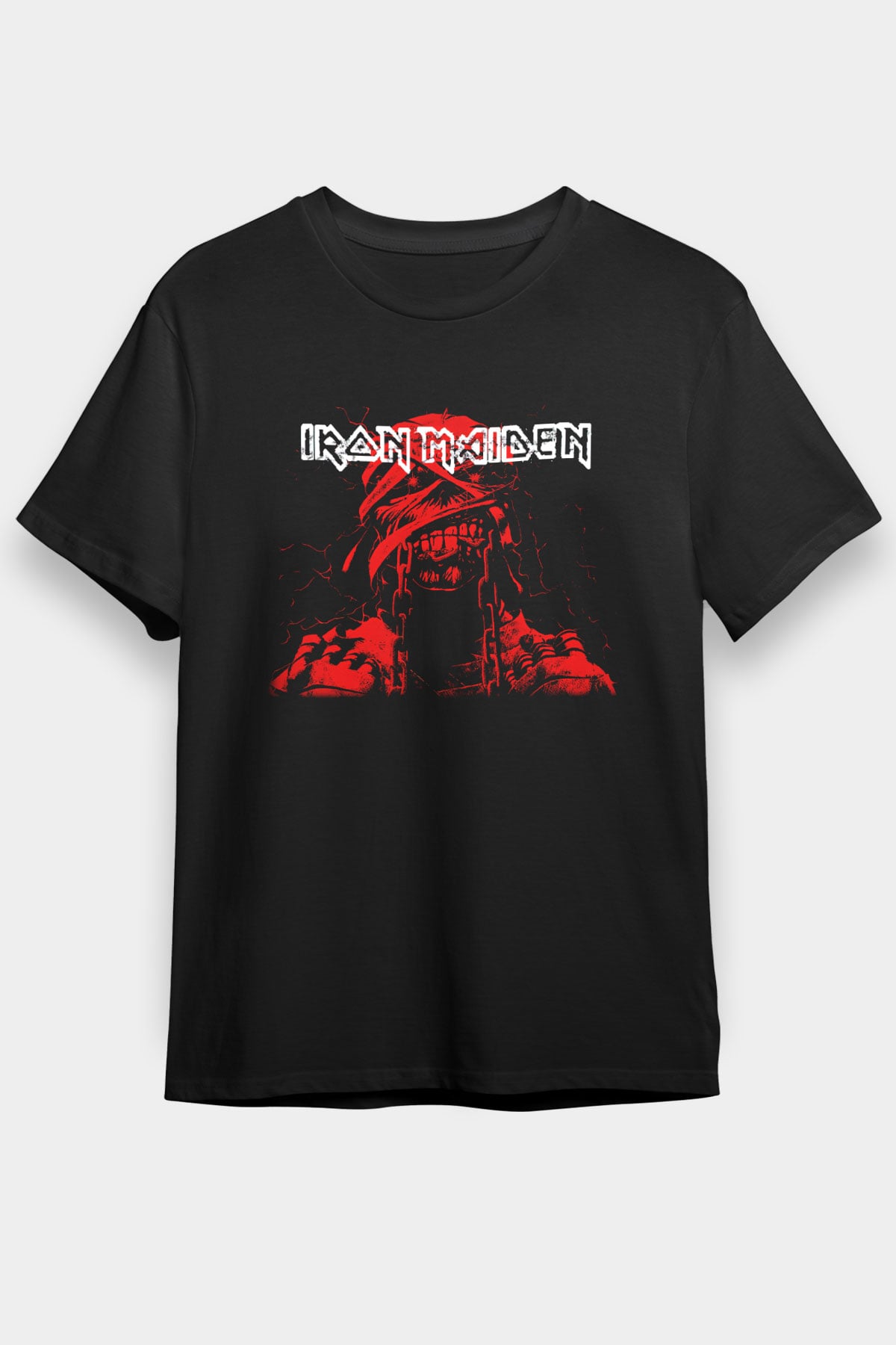 Iron Maiden Siyah Unisex Tişört T-Shirt - TişörtFabrikası