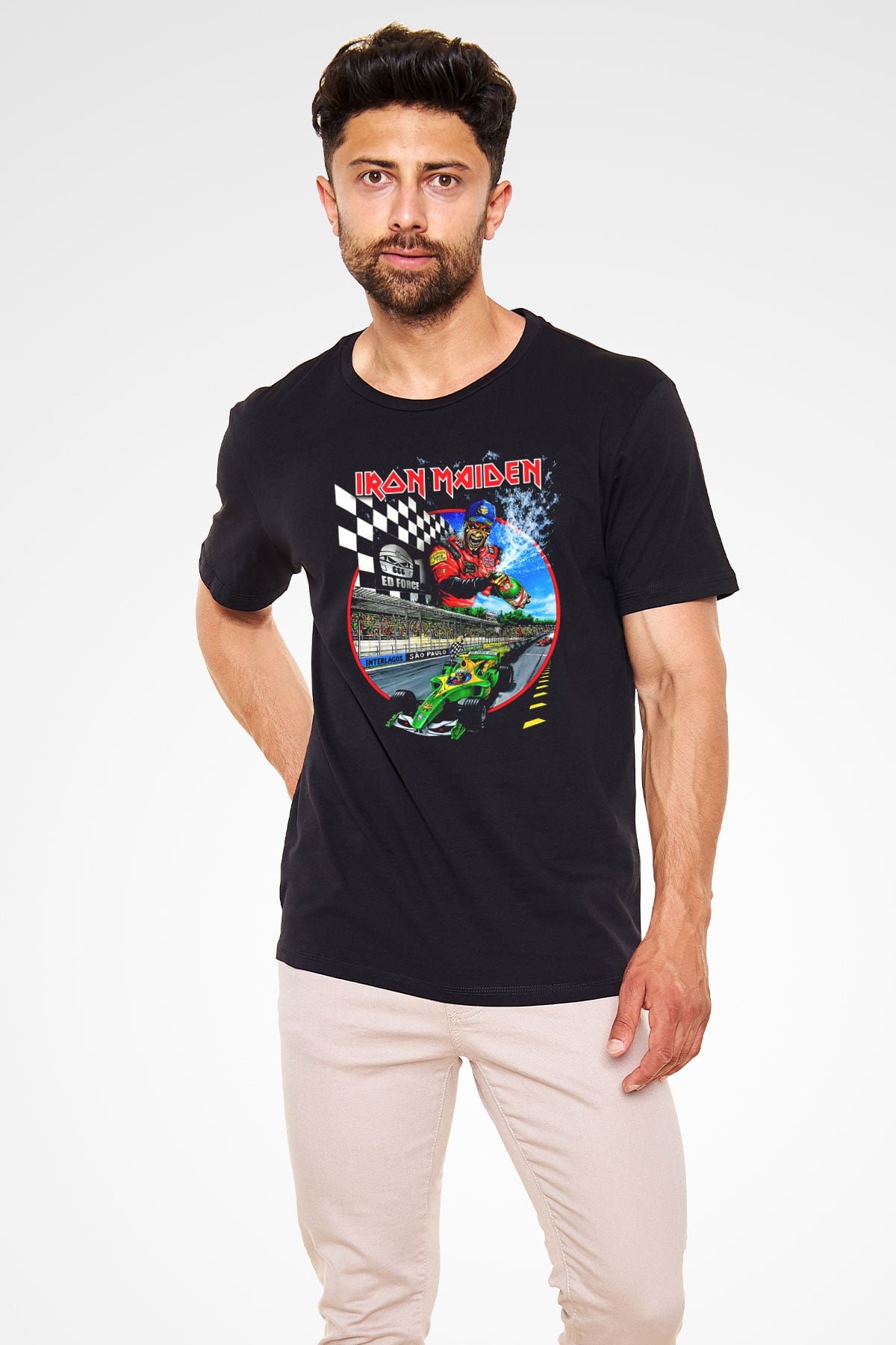 Iron Maiden Siyah Unisex Tişört T-Shirt - TişörtFabrikası