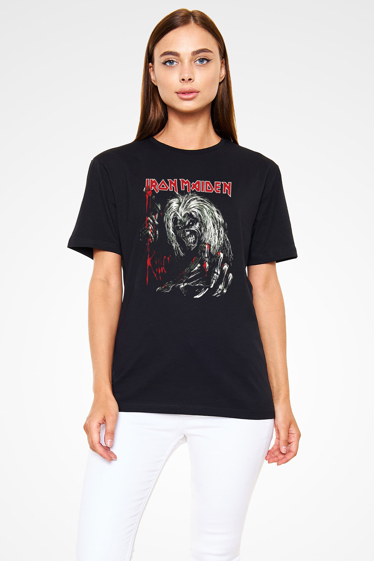 Iron Maiden Siyah Unisex Tişört T-Shirt - TişörtFabrikası