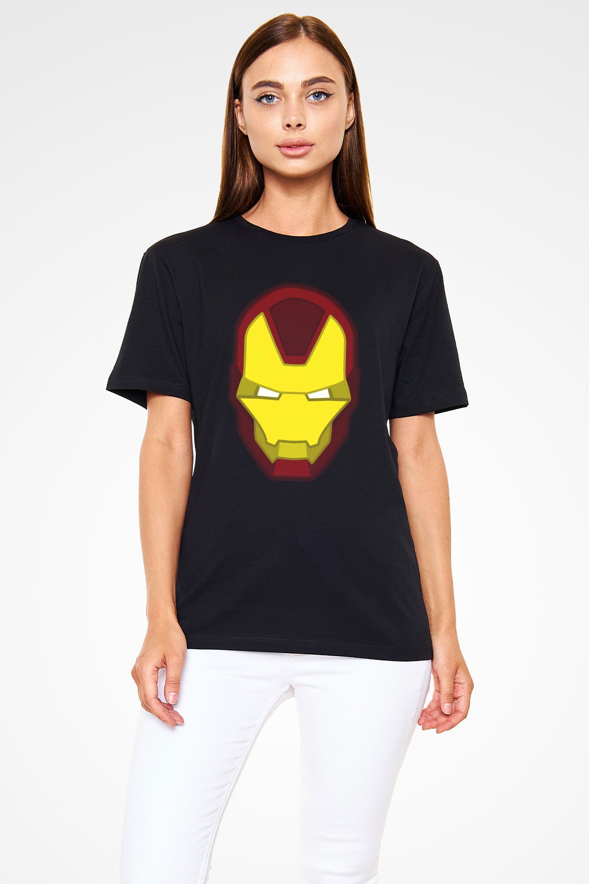 Iron Man Siyah Unisex Tişört T-Shirt