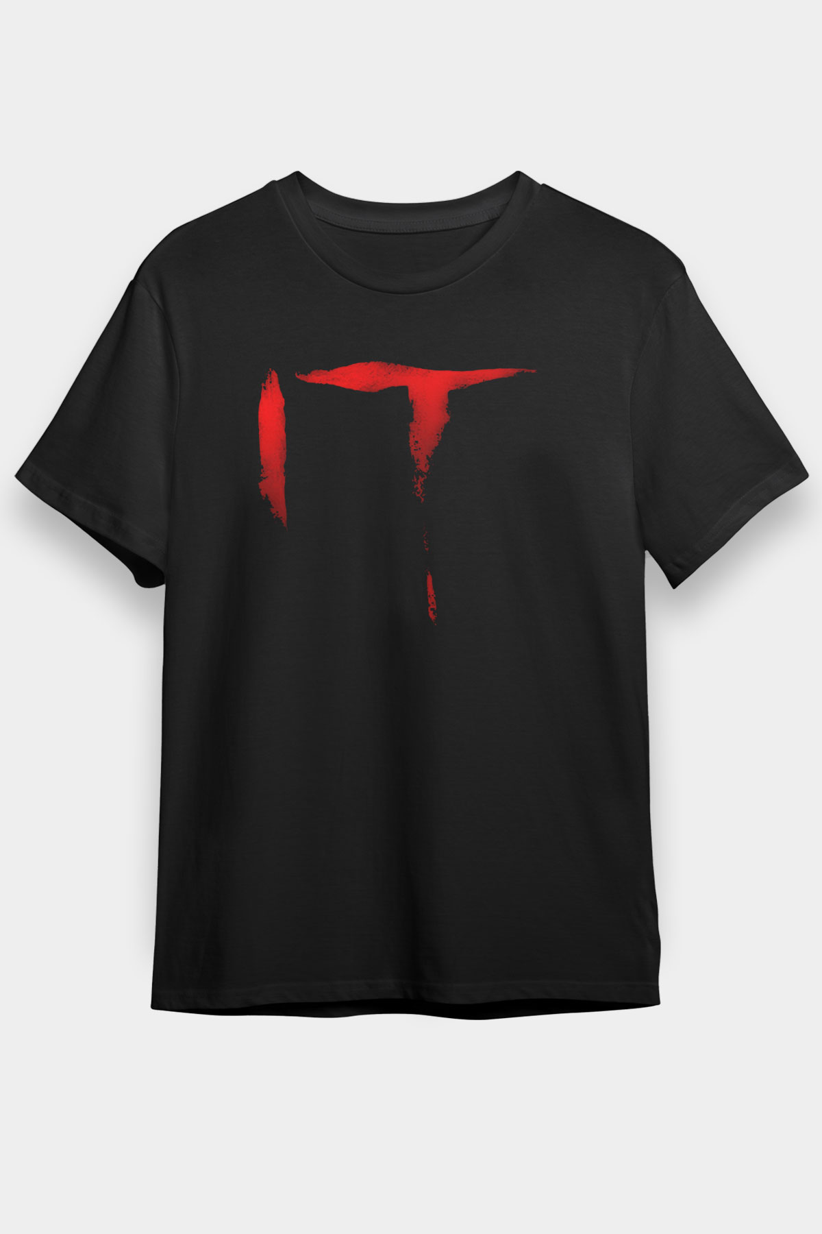 It Siyah Unisex Tişört T-Shirt