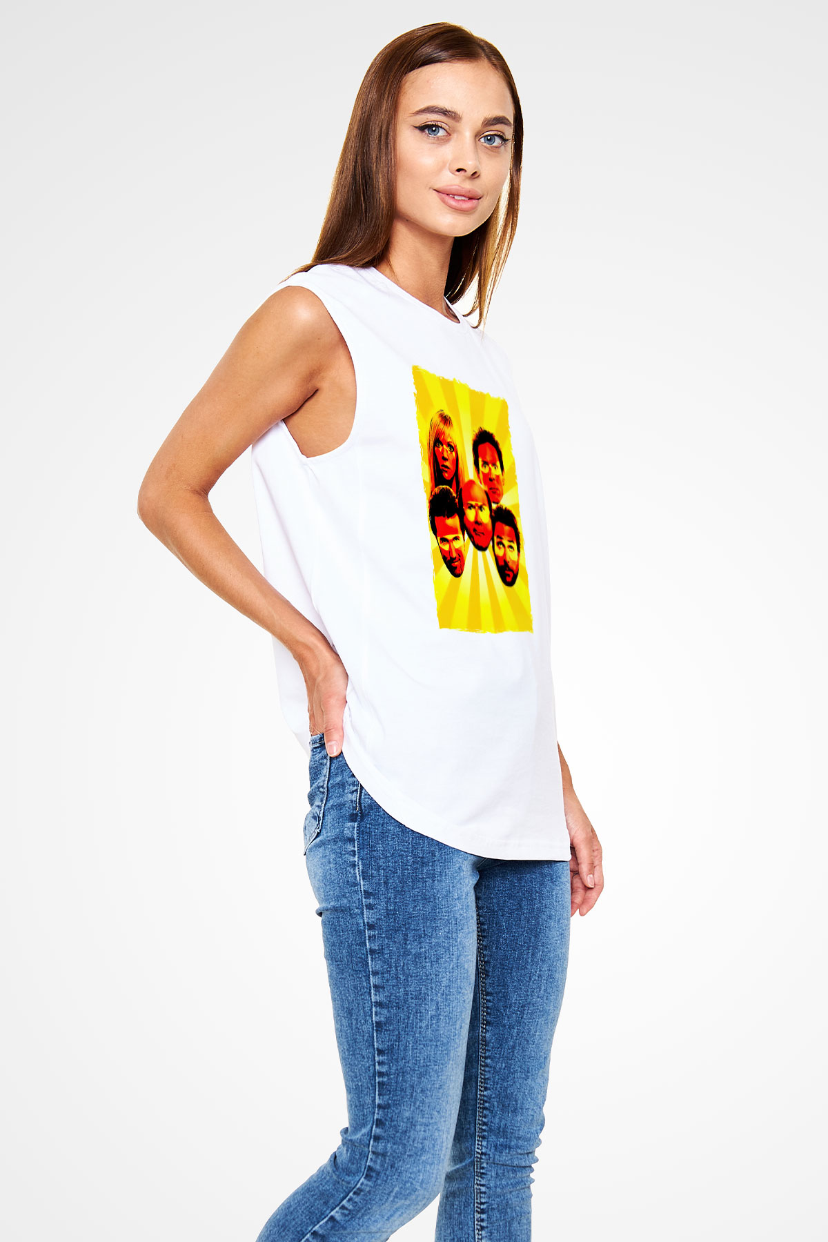 It's Always Sunny in Philadelphia Beyaz Unisex Kolsuz Tişört