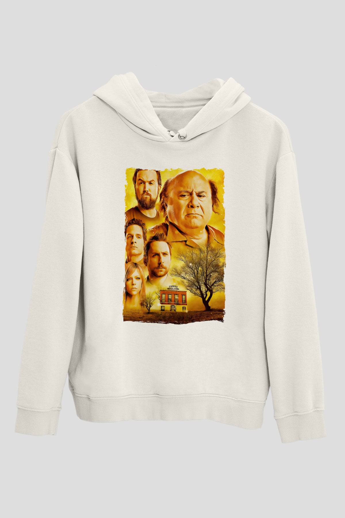 It's Always Sunny in Philadelphia Beyaz Unisex Hoodie