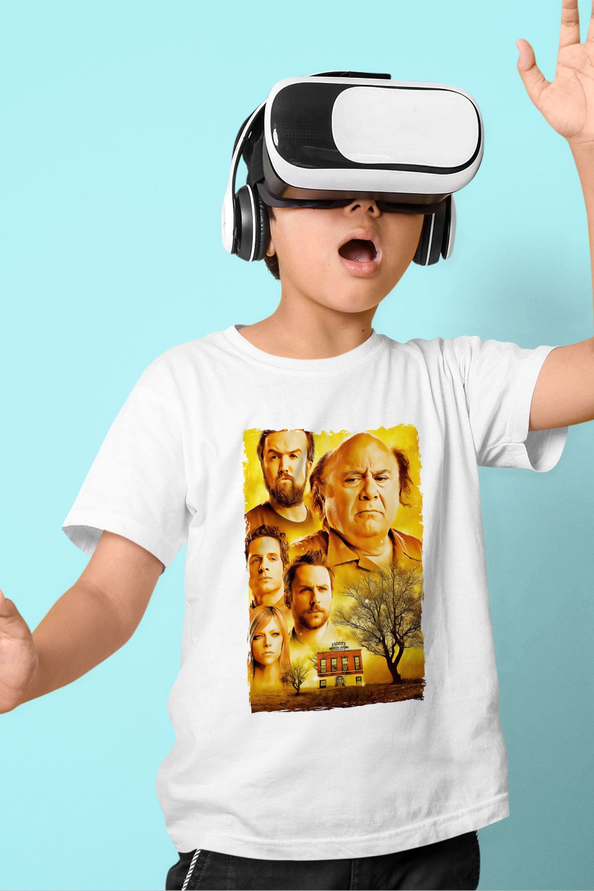 It's Always Sunny in Philadelphia Beyaz Unisex Çocuk Tişört