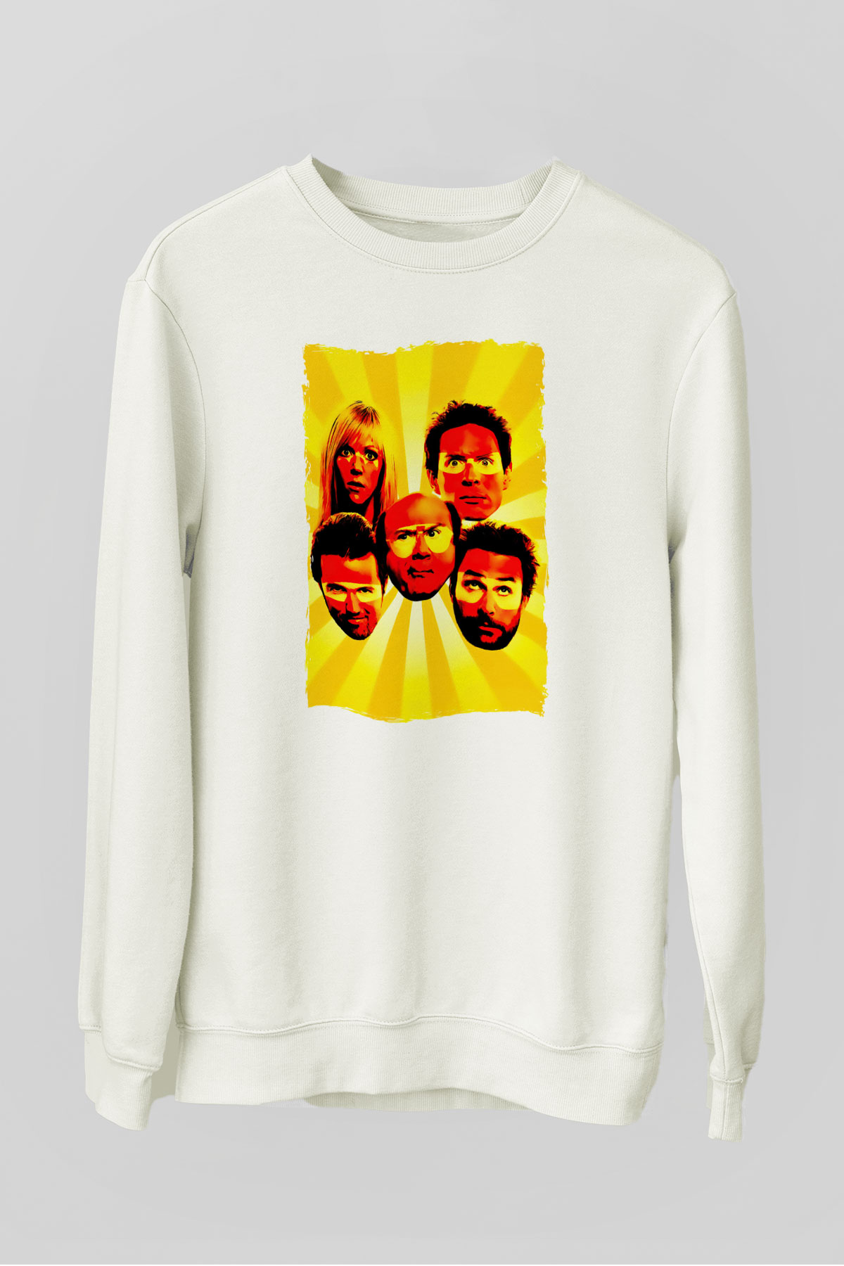 It's Always Sunny in Philadelphia Beyaz Unisex Sweatshirt