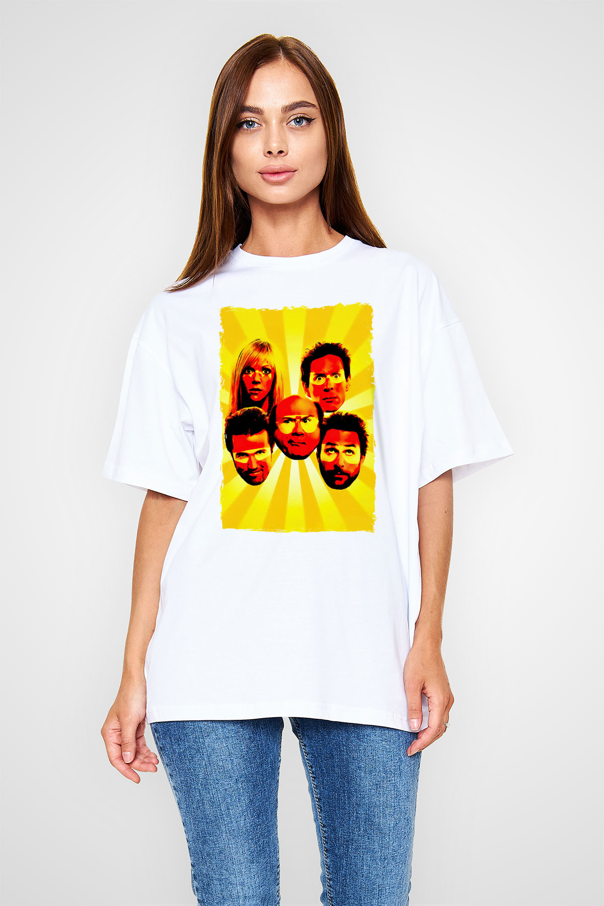 It's Always Sunny in Philadelphia Beyaz Unisex Tişört T-Shirt