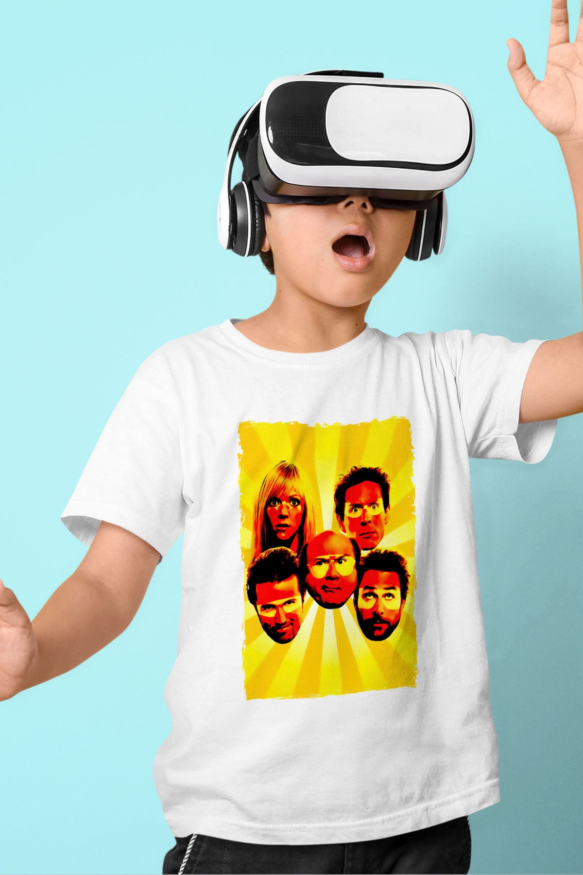 It's Always Sunny in Philadelphia Beyaz Unisex Çocuk Tişört
