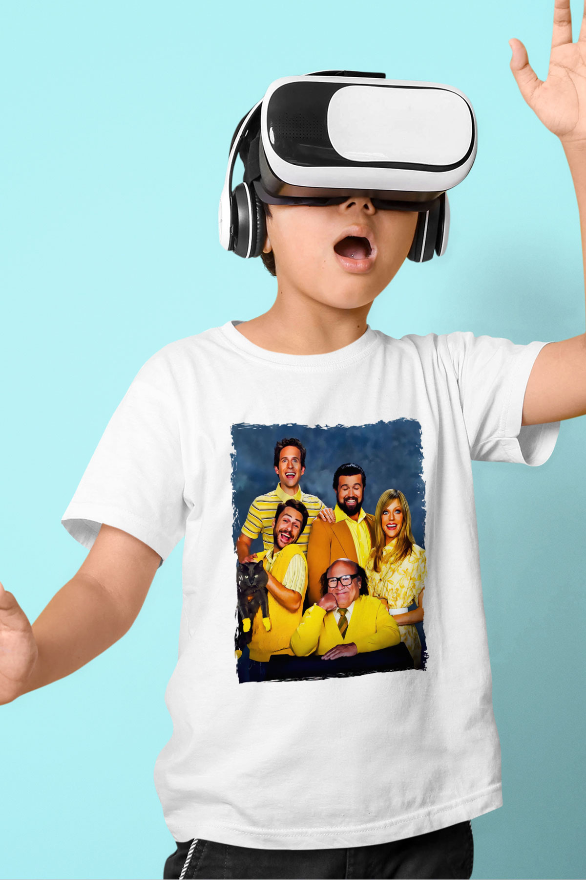 It's Always Sunny in Philadelphia Beyaz Unisex Çocuk Tişört