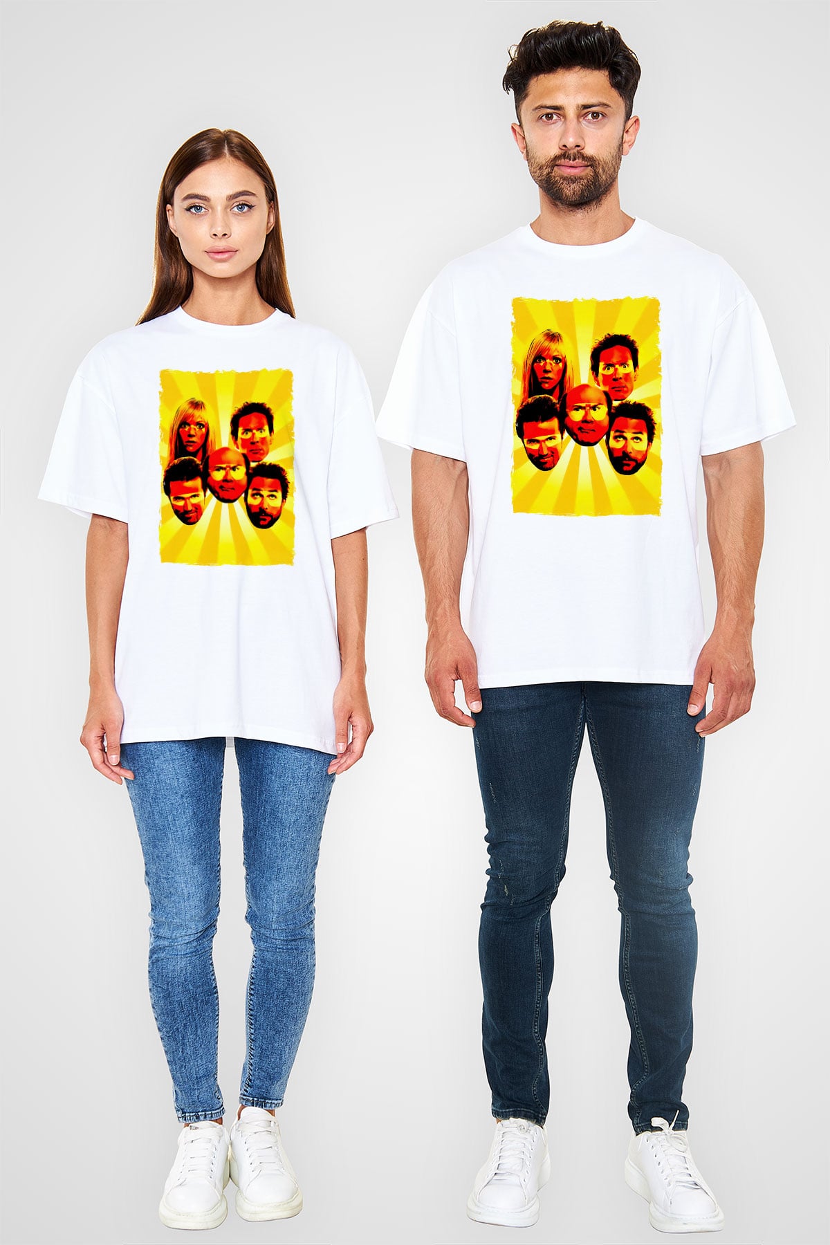 It's Always Sunny in Philadelphia Beyaz Unisex Tişört T-Shirt