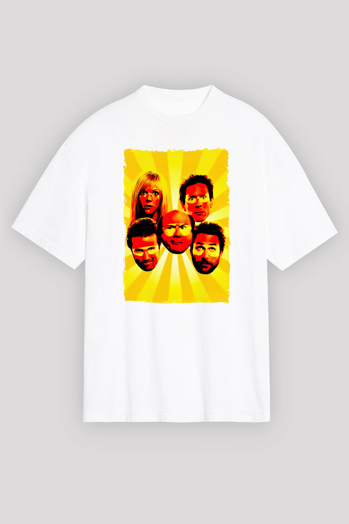 It's Always Sunny in Philadelphia Beyaz Unisex Tişört T-Shirt