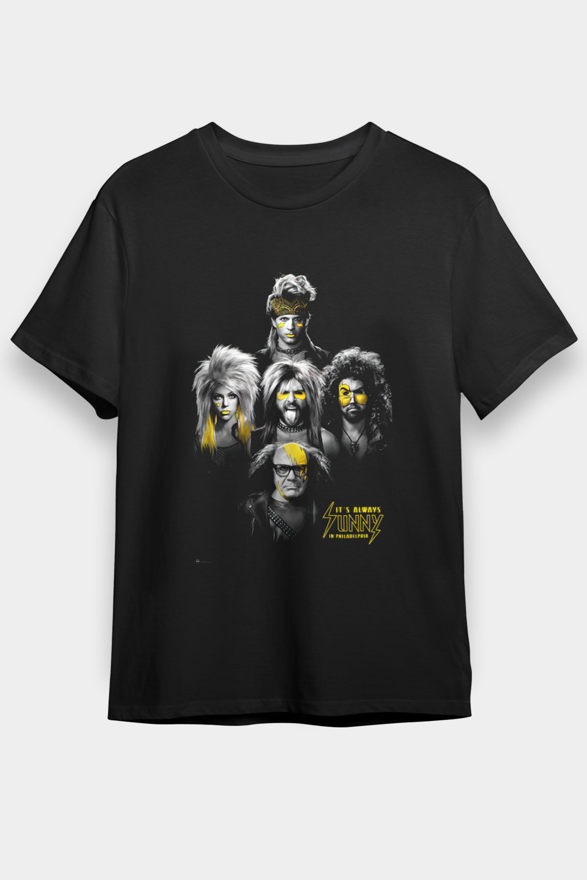 It's Always Sunny in Philadelphia Siyah Unisex Tişört T-Shirt