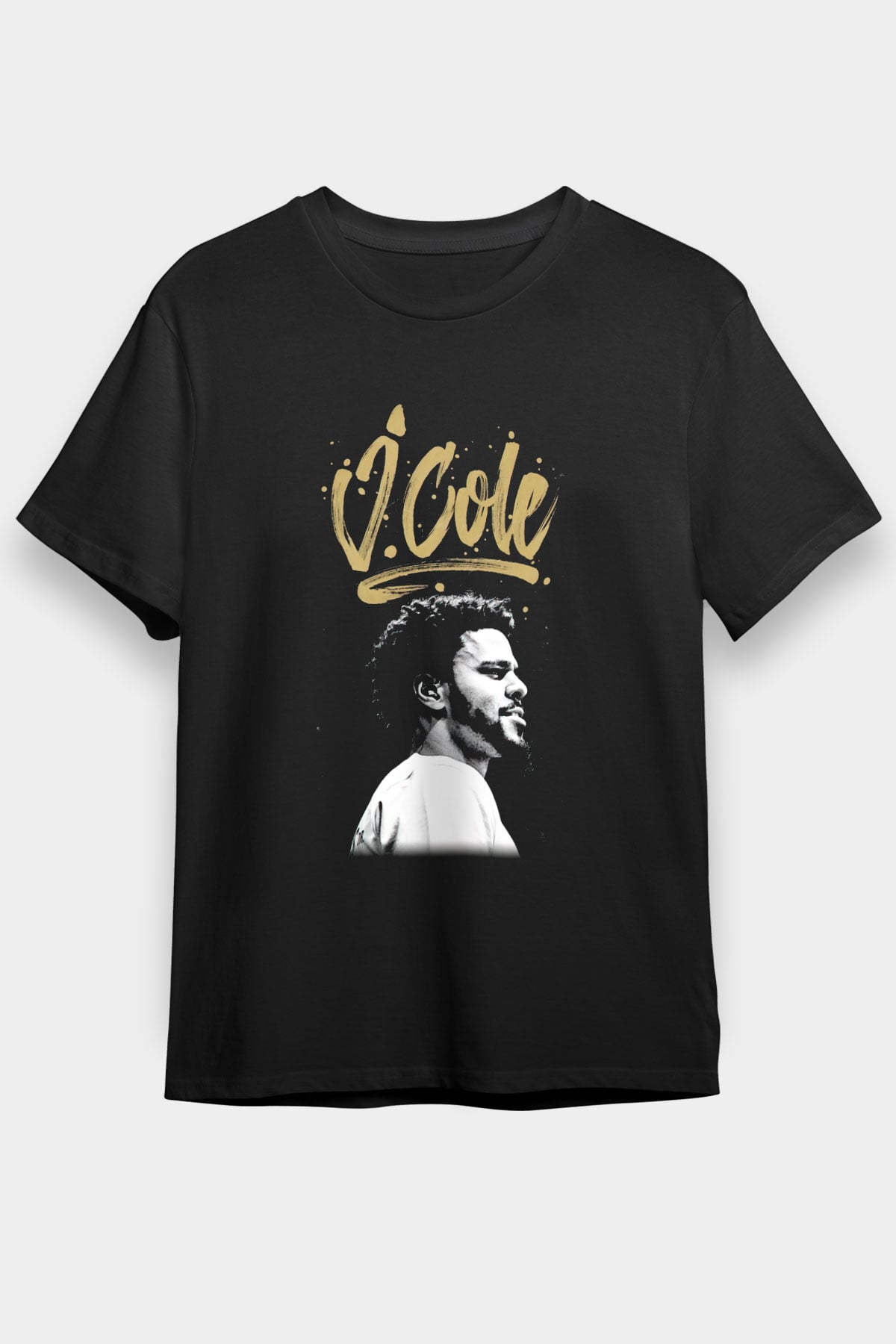 J. Cole Siyah Unisex Tişört T-Shirt - TişörtFabrikası