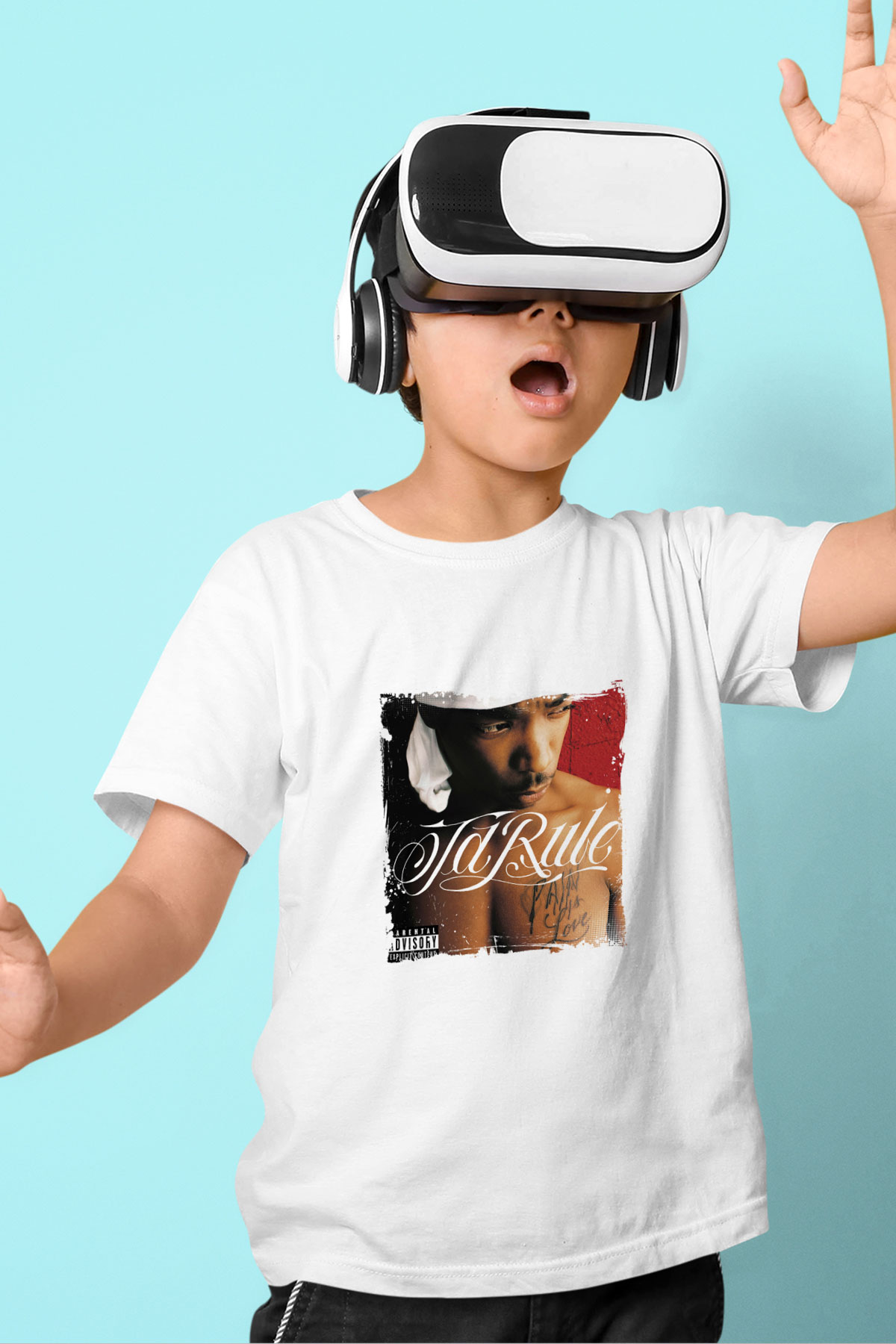 Ja Rule Baskılı Unisex Beyaz Çocuk Tişört