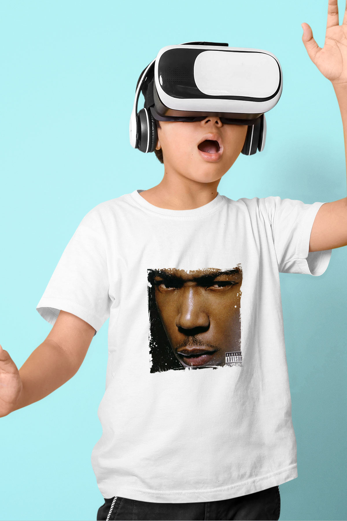 Ja Rule Baskılı Unisex Beyaz Çocuk Tişört