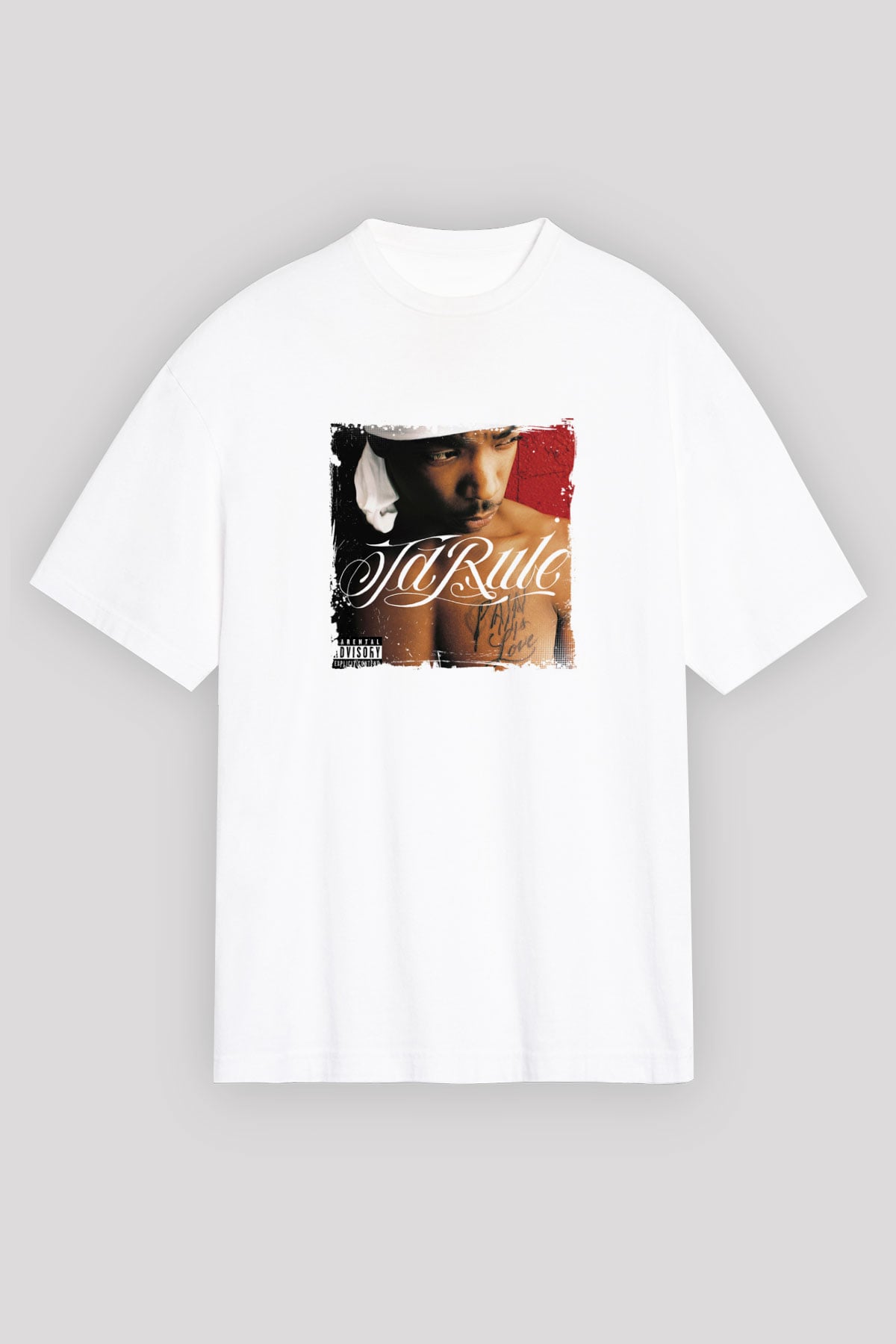 Ja Rule Baskılı Unisex Beyaz Tişört