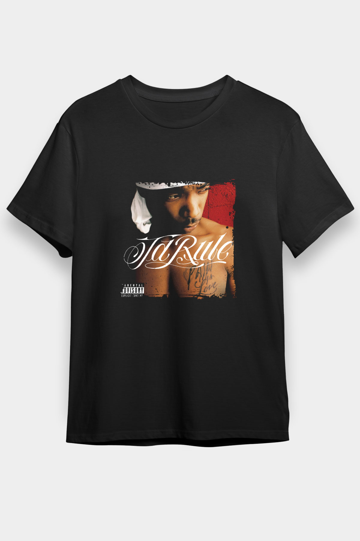 Ja Rule Baskılı Unisex Siyah Tişört