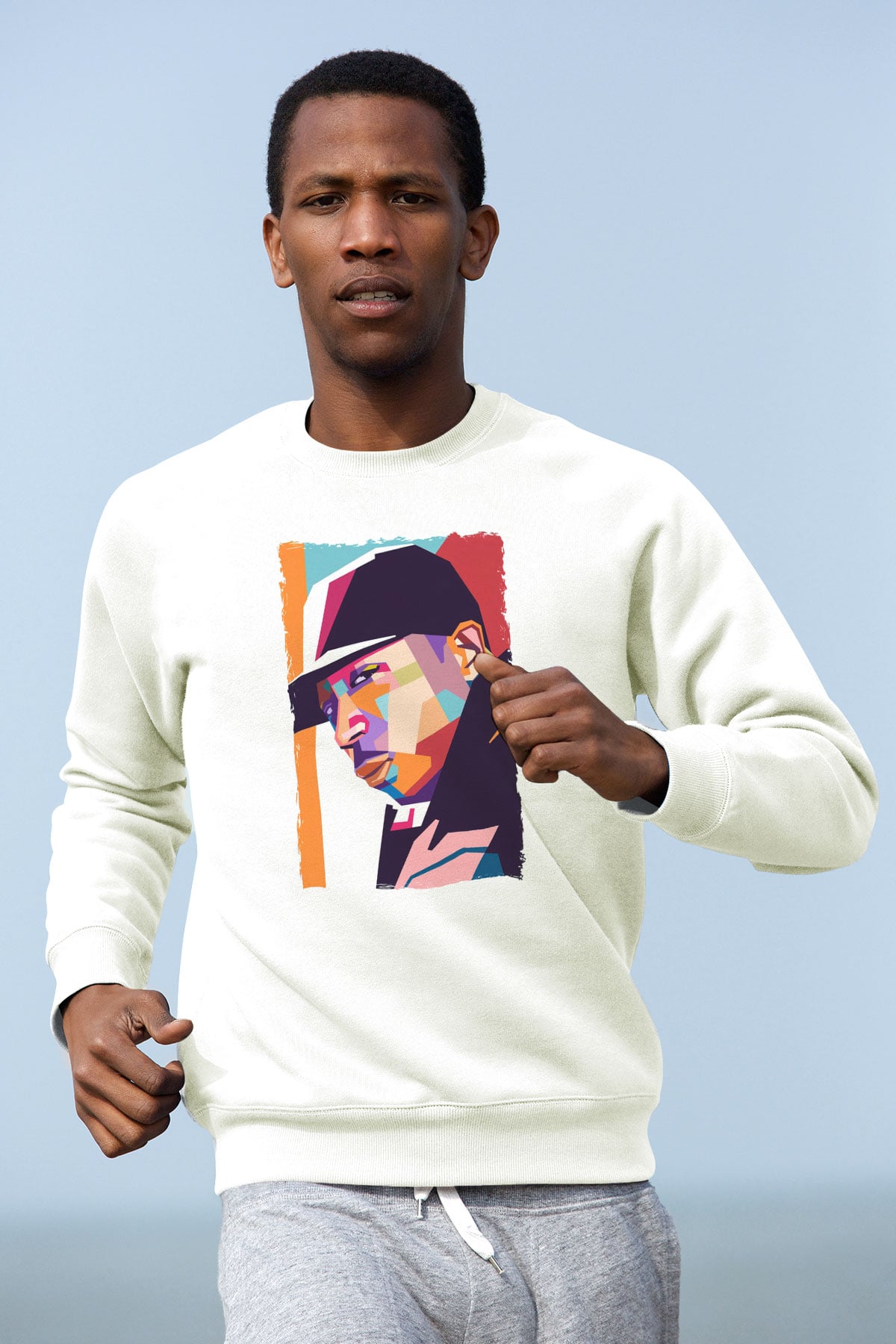 Ja Rule Beyaz Unisex Sweatshirt