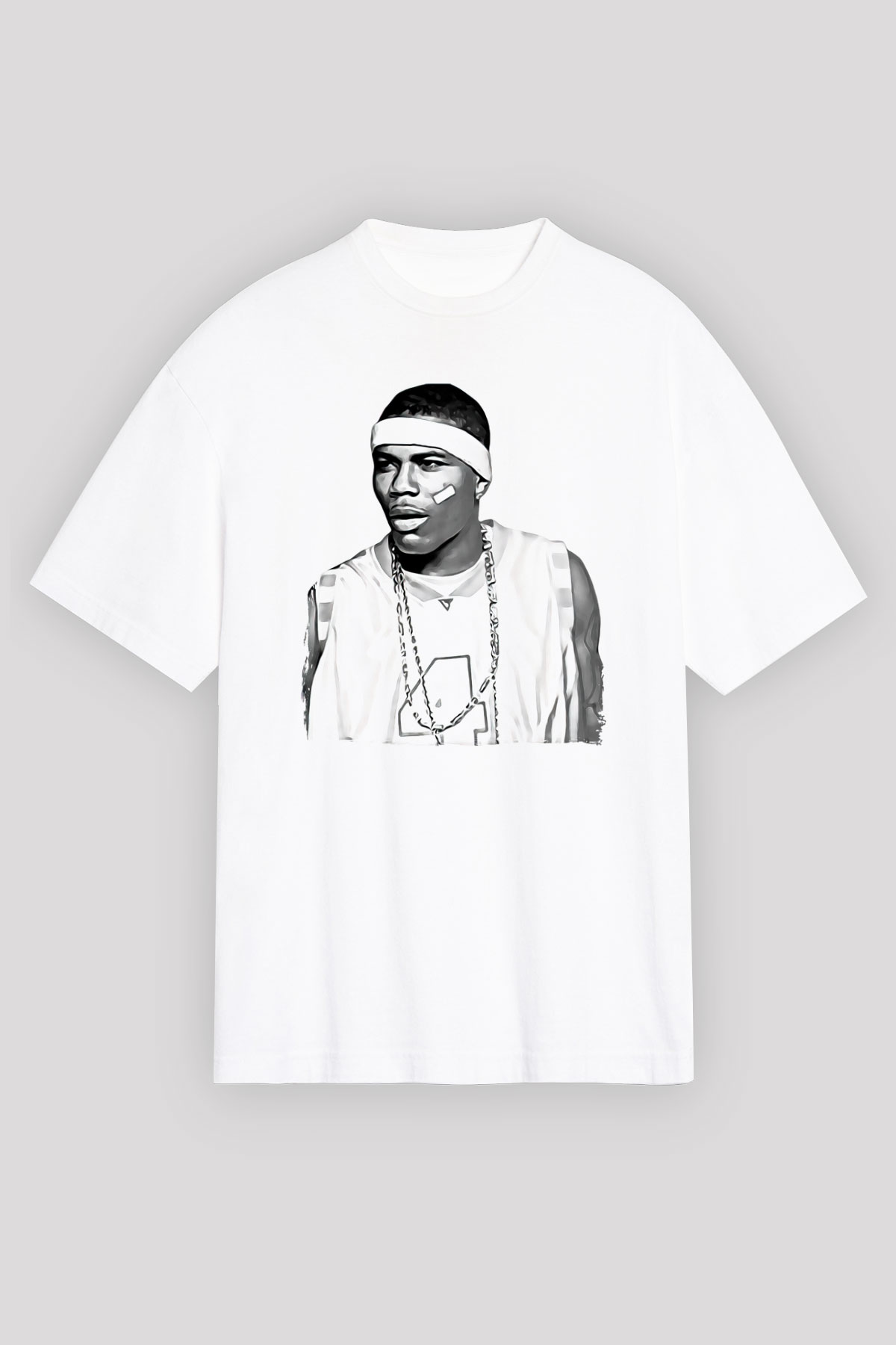 Ja Rule Beyaz Unisex Tişört T-Shirt - TişörtFabrikası
