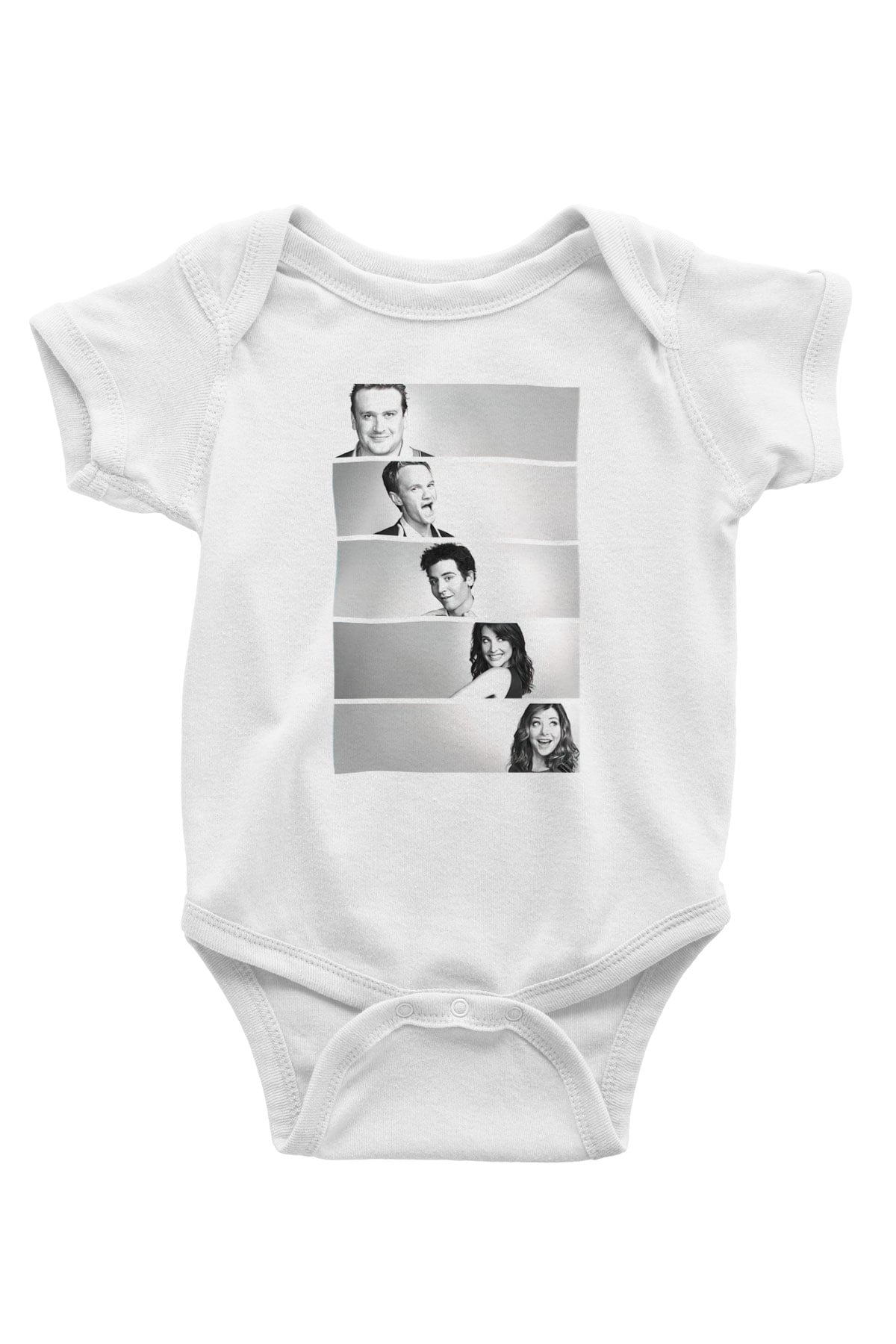 Jackass Baskılı Beyaz Unisex Bebek Body - Zıbın